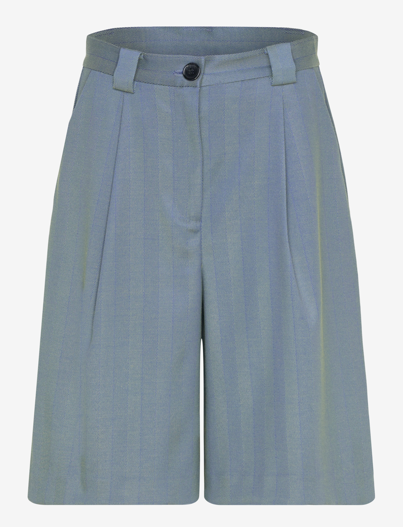 Stella Nova - Herringbone Suiting shorts - chino lühikesed püksid - 218 aqua green - 1