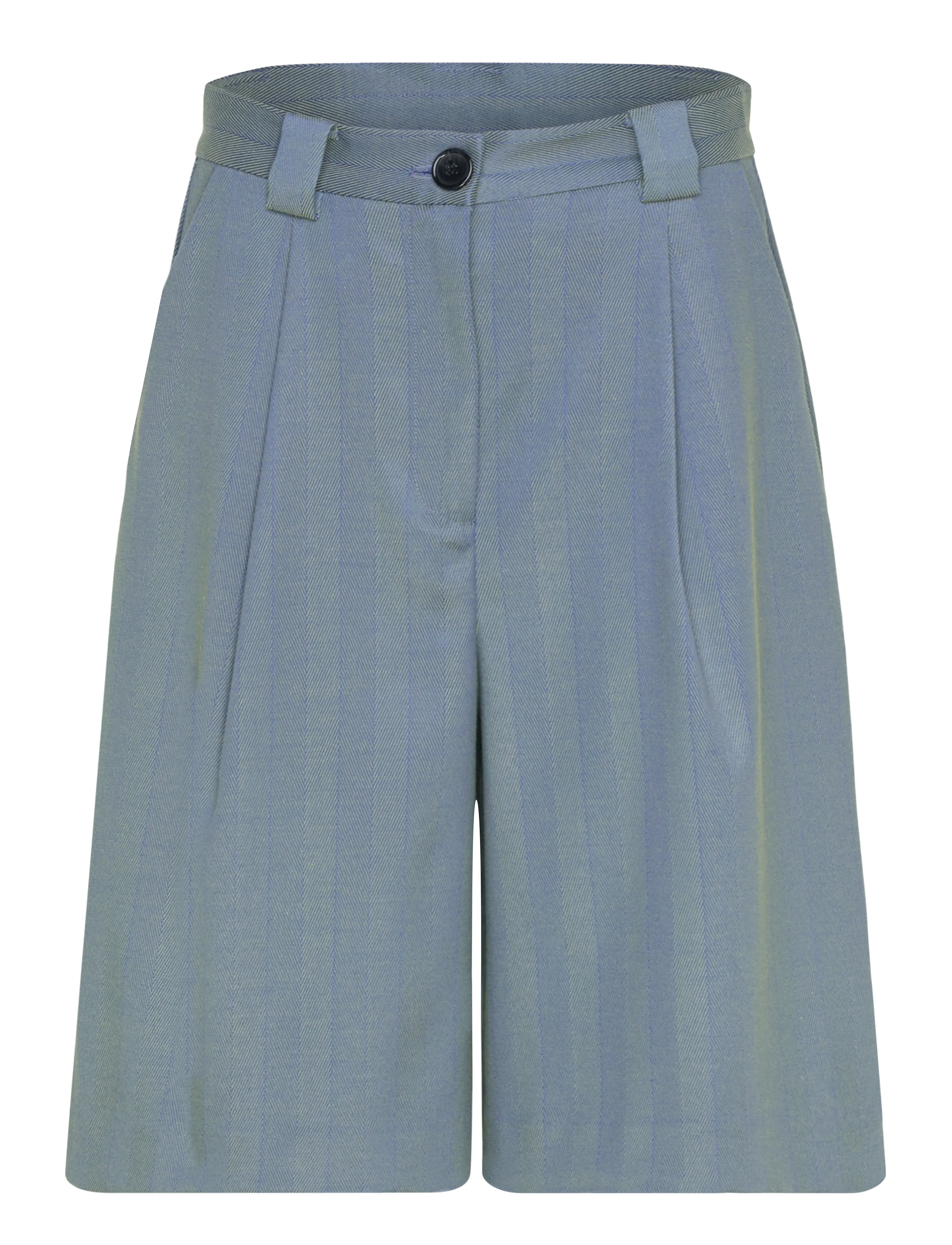 Stella Nova Herringbone Suiting shorts - Disainerikaubad - 218 AQUA GREEN / blue