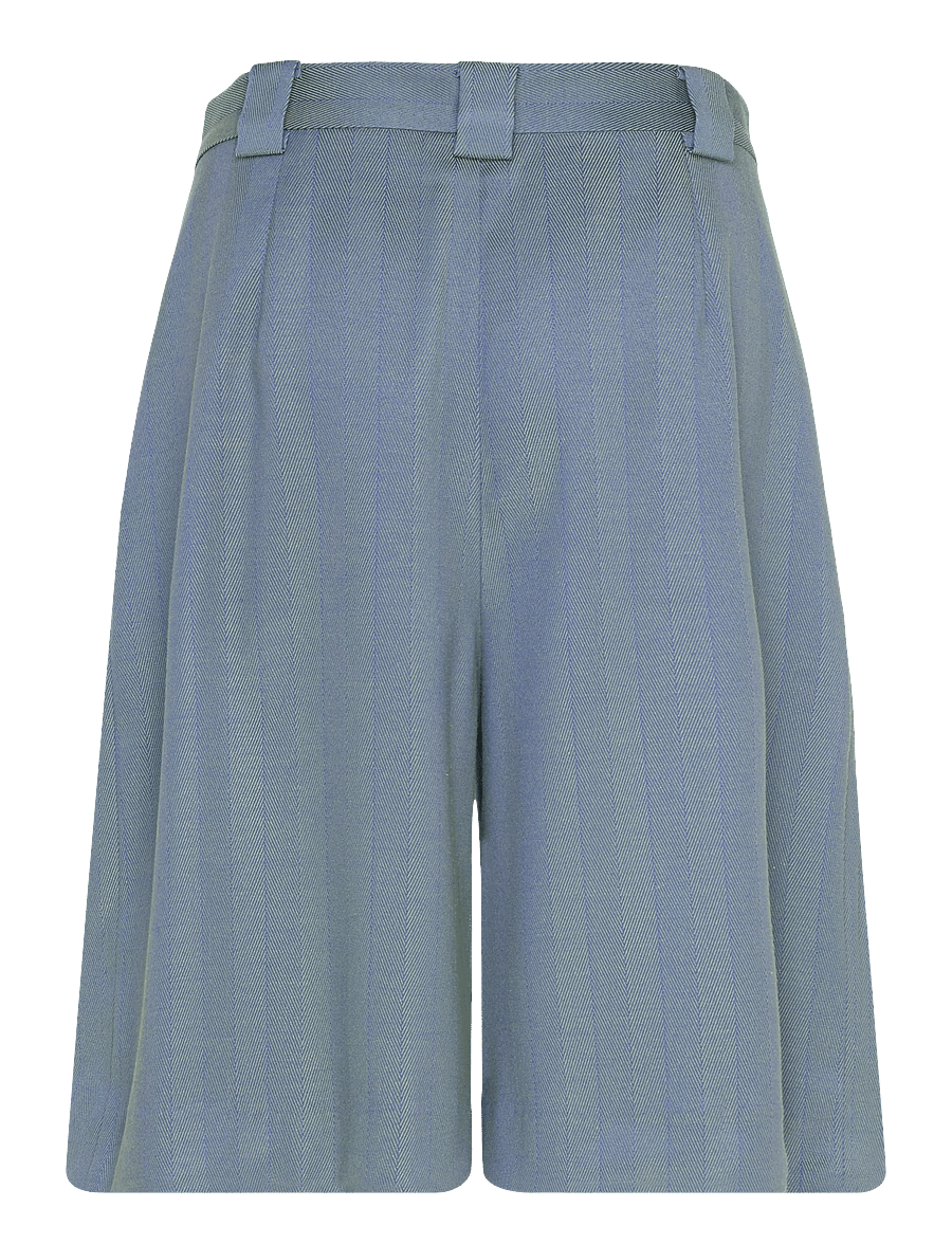 Stella Nova - Herringbone Suiting shorts - chino shorts - 218 aqua green - 2