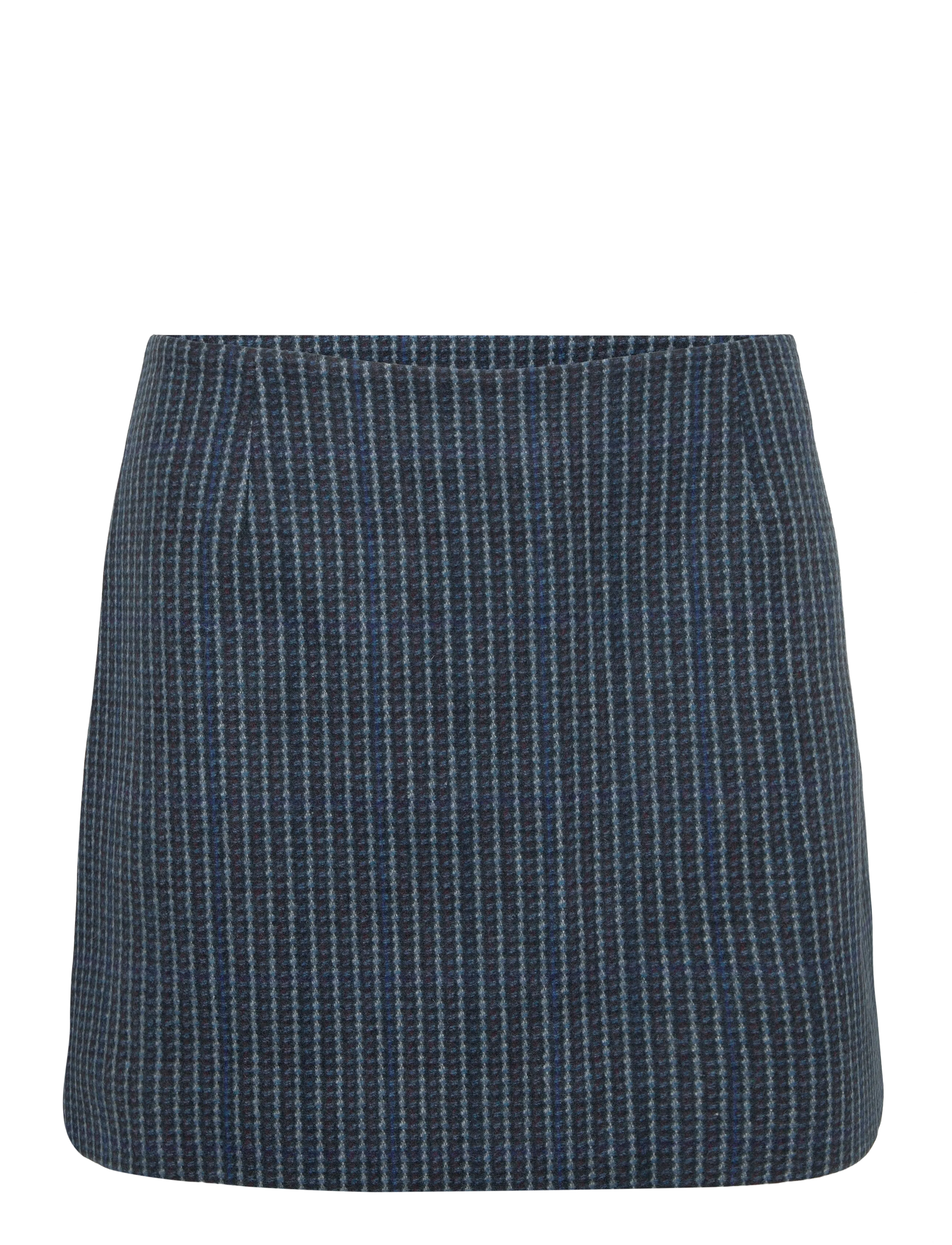 Stella Nova Checked Micro Skirt - Kleidung - BLUE CHECKS / blue