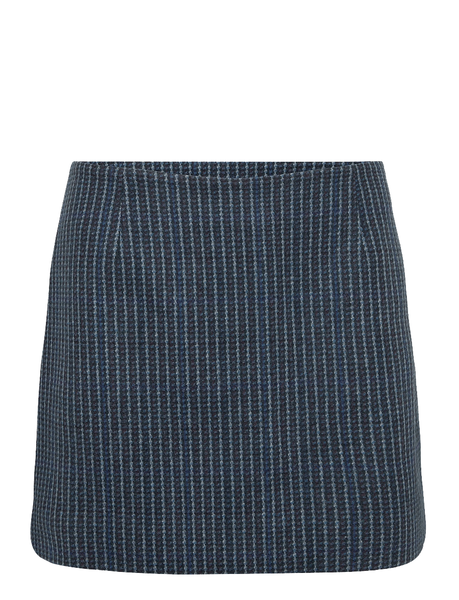 Stella Nova - Checked Micro Skirt - kurze röcke - blue checks - 1