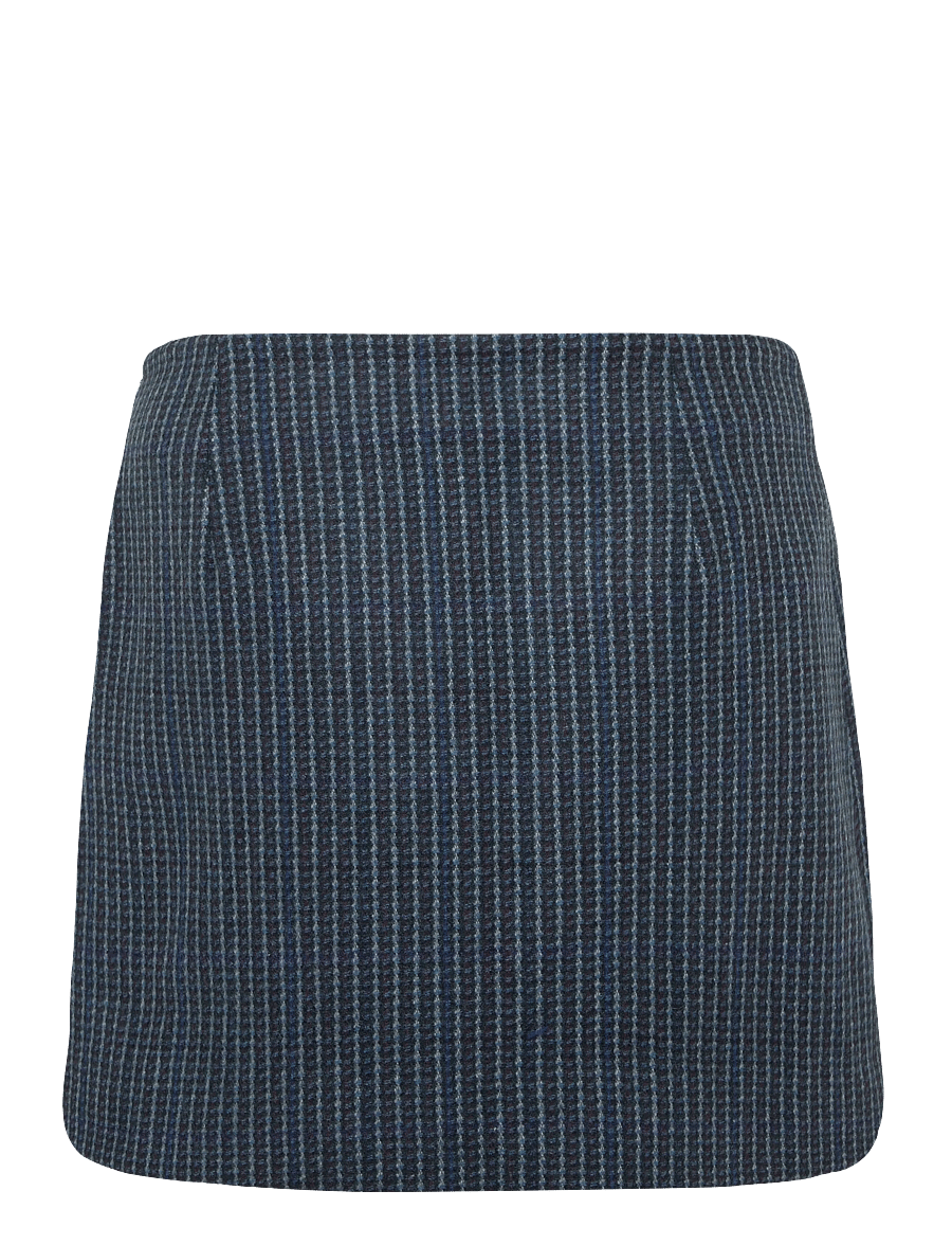 Stella Nova - Checked Micro Skirt - kurze röcke - blue checks - 2