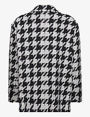 Stella Nova - Houndtooth oversized blazer - feestelijke kleding voor outlet-prijzen - navy /creme - 1