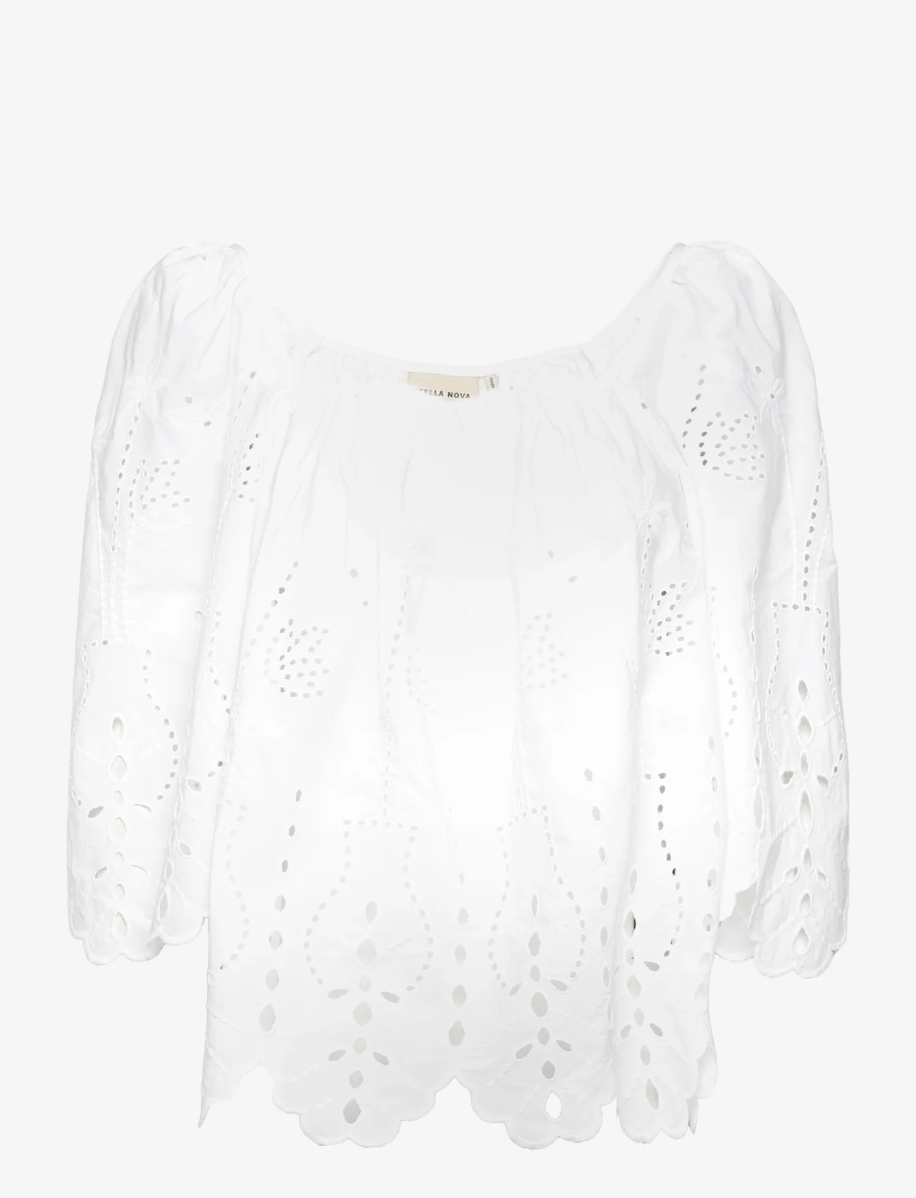 Stella Nova - Misa - long-sleeved blouses - white - 0