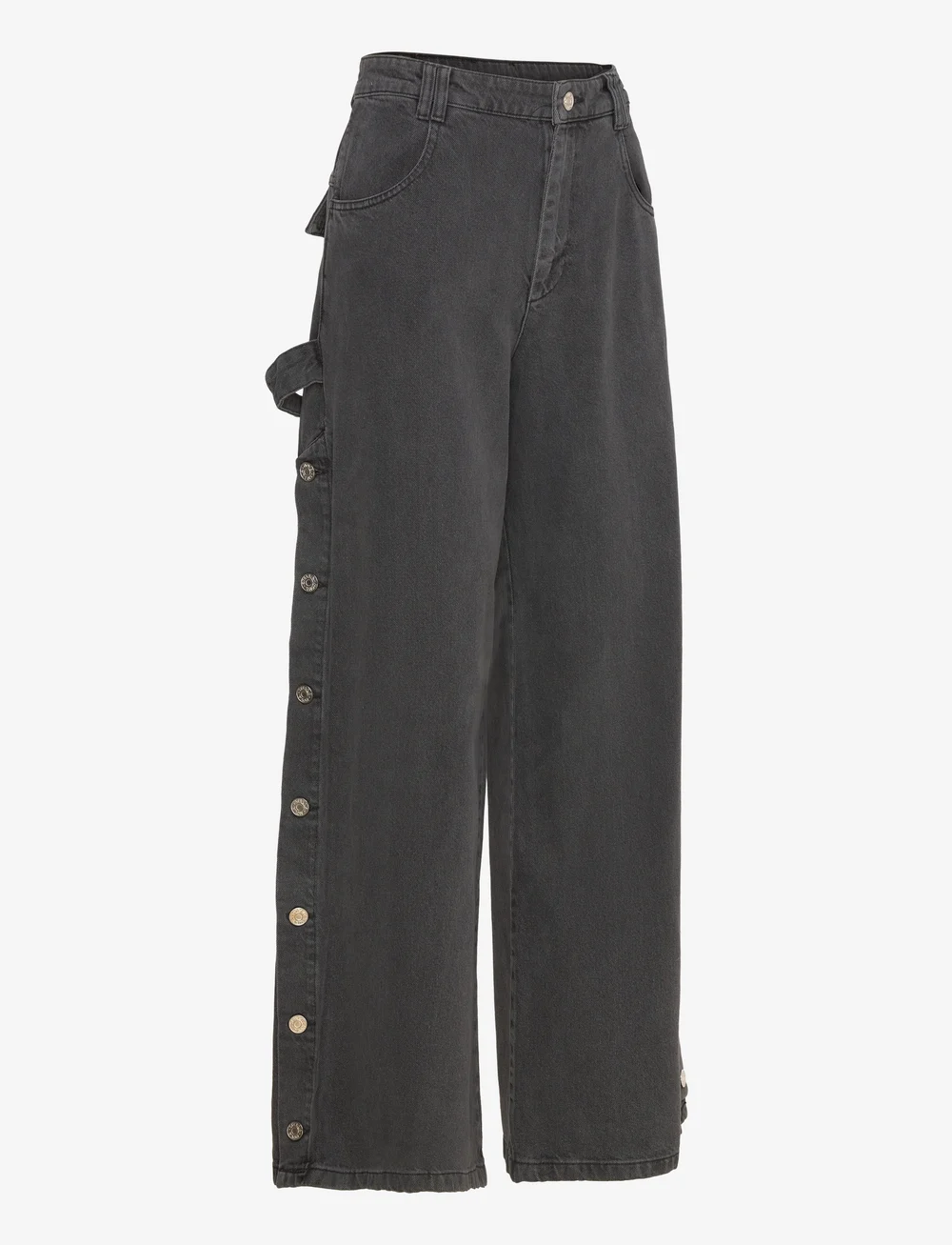 Stella Nova - Washed black denim pants - vide jeans - almost black - 2