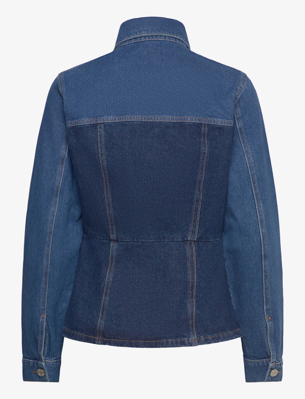 Stella Nova - Two-toned denim shirt - jeanshemden - blue mix - 1