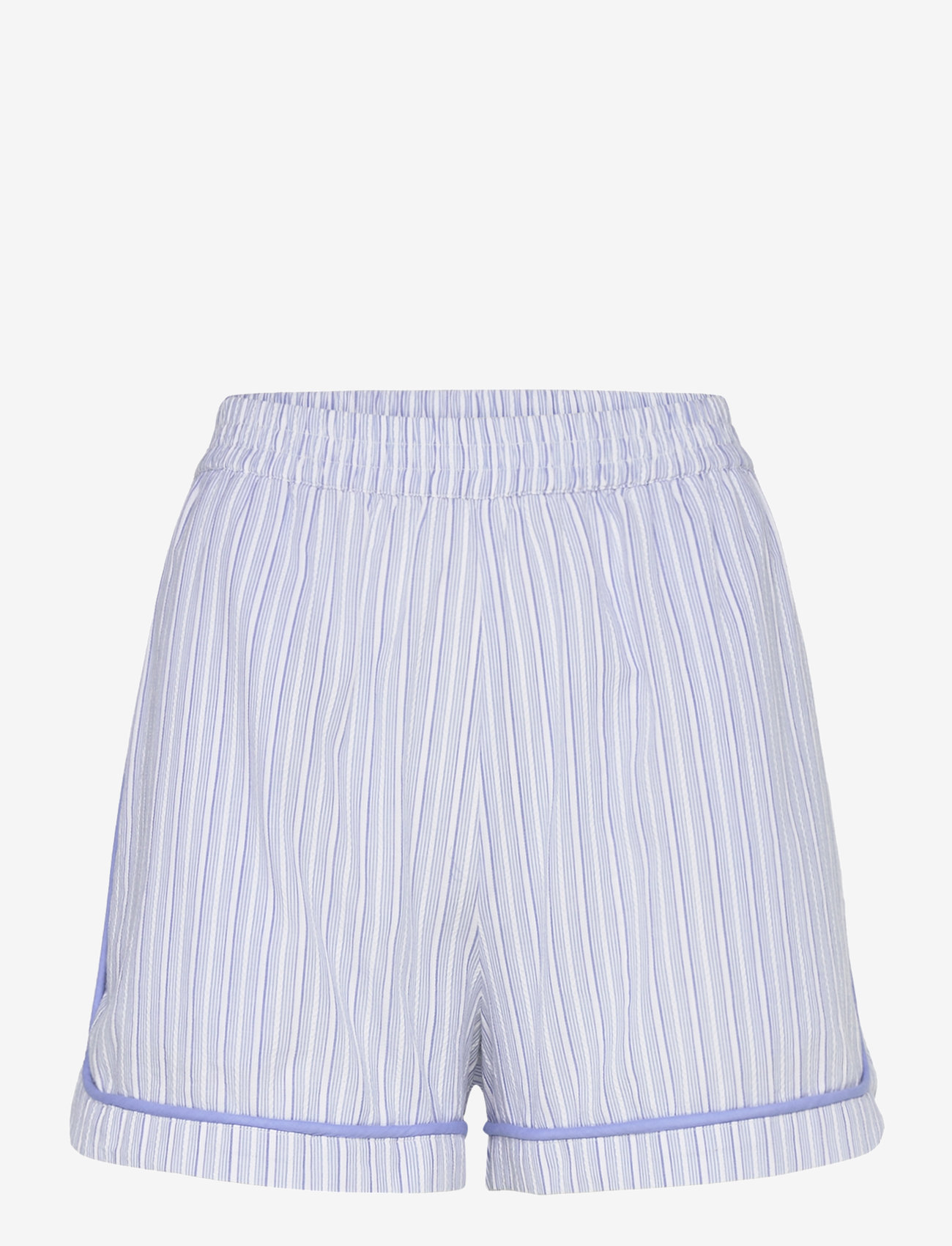 Stella Nova - Cotton pyjamas shorts - pyjamasshorts - white with blue stripes - 1