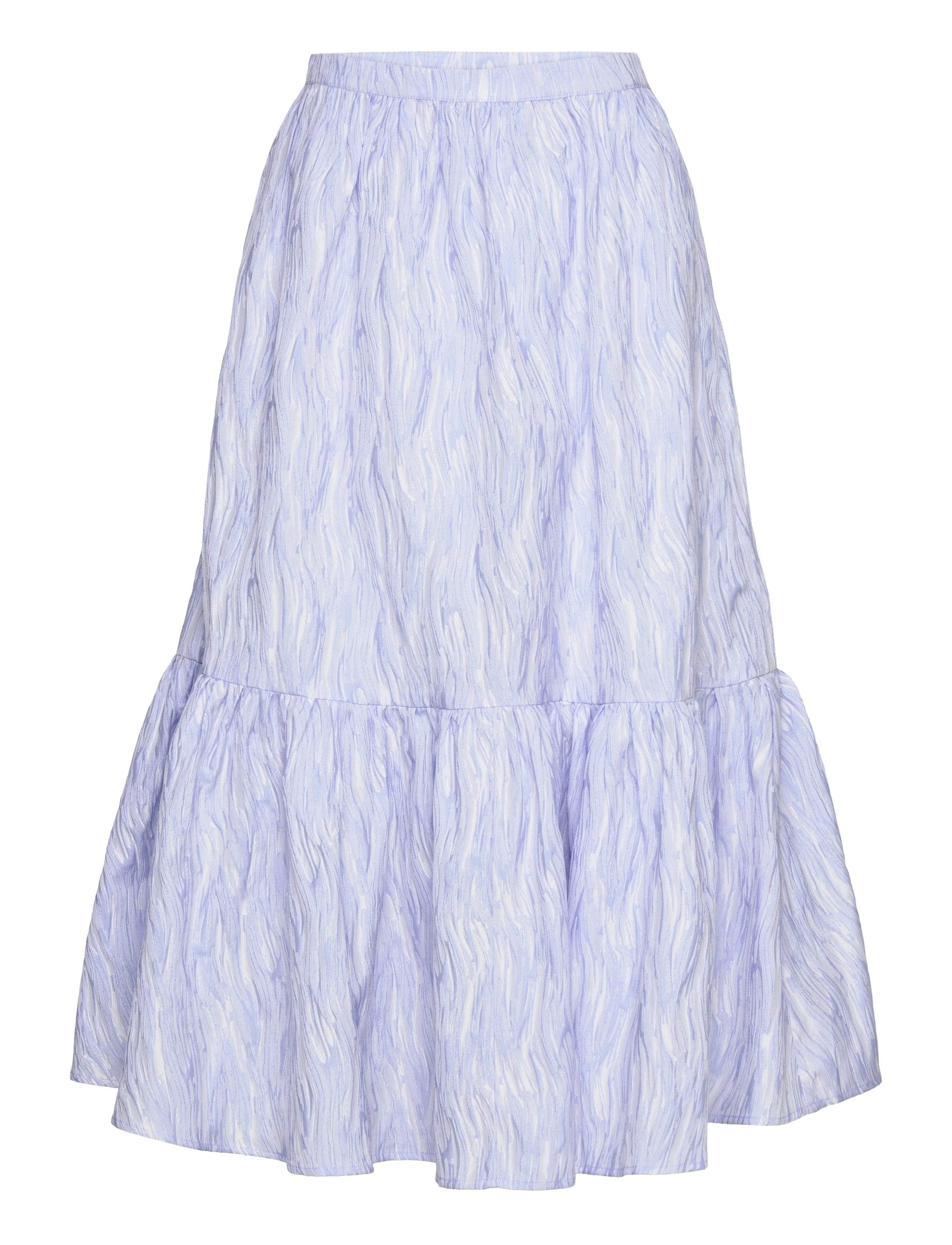 STELLA NOVA Jacquard Wave Midi Rock Blau - 36 - Damen