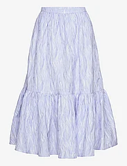 Stella Nova - Jacquard wave midi skirt - midi kjolar - light purple - 0