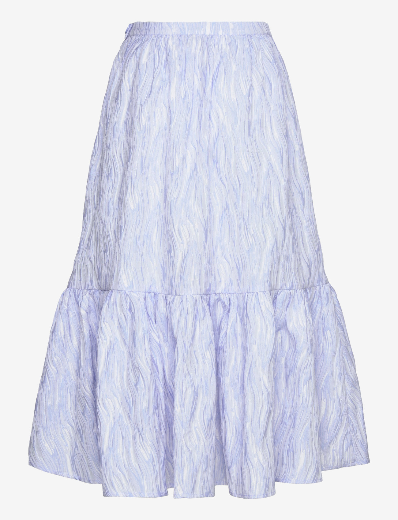 Stella Nova - Jacquard wave midi skirt - midi-röcke - light purple - 1