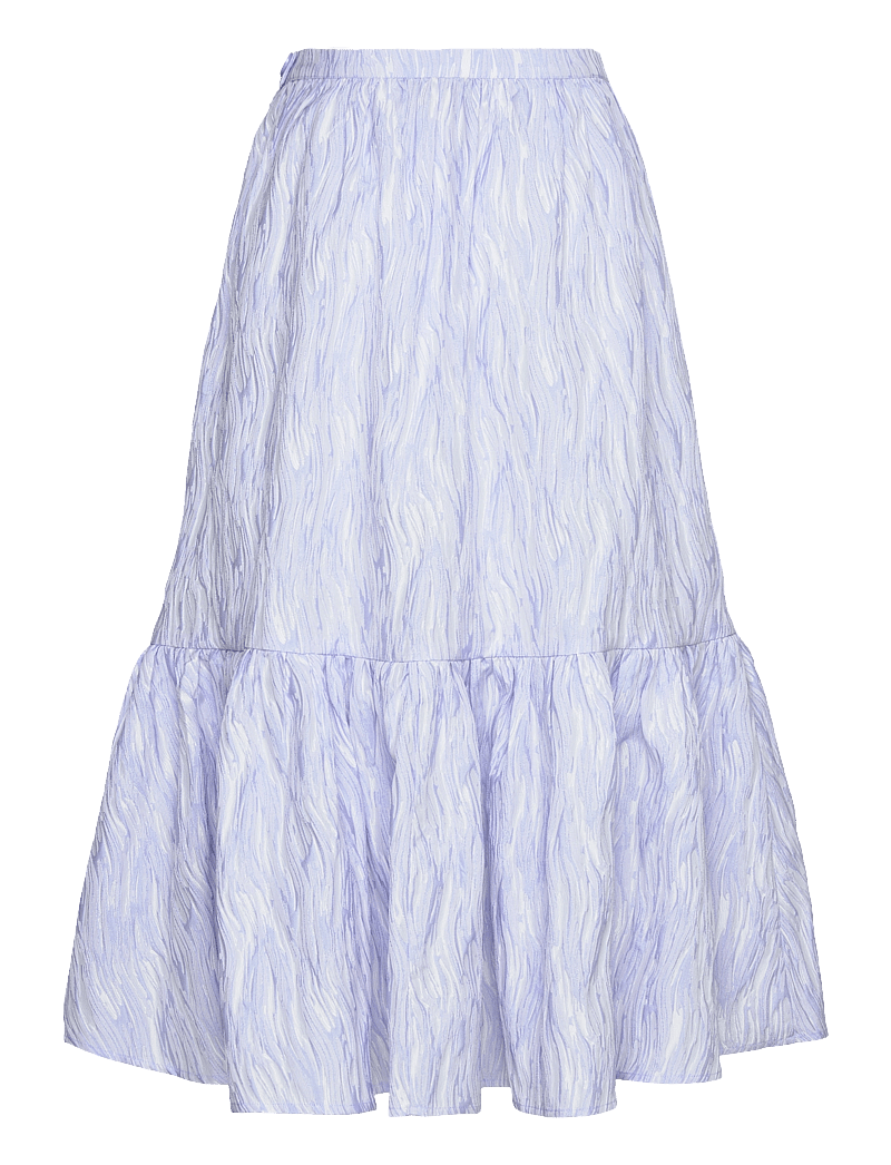 Stella Nova - Jacquard wave midi skirt - midi-röcke - light purple - 2