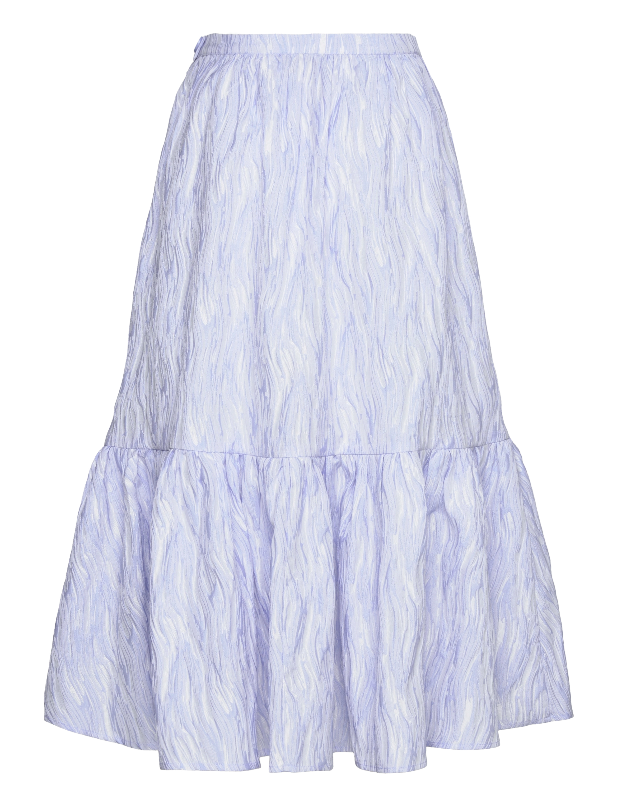 Stella Nova - Jacquard wave midi skirt - midi-röcke - light purple - 2