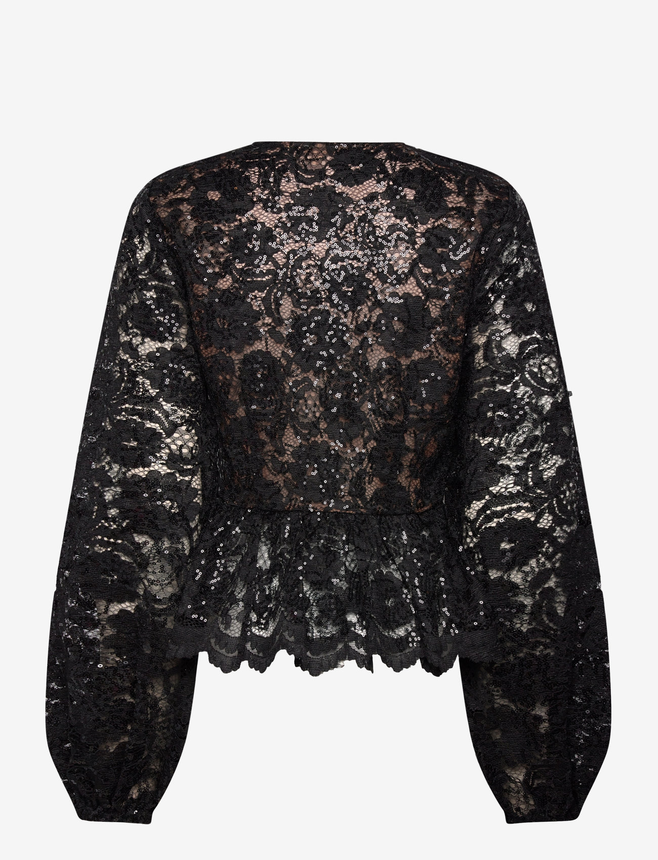 Stella Nova - Lace sequins blouse - black - 1