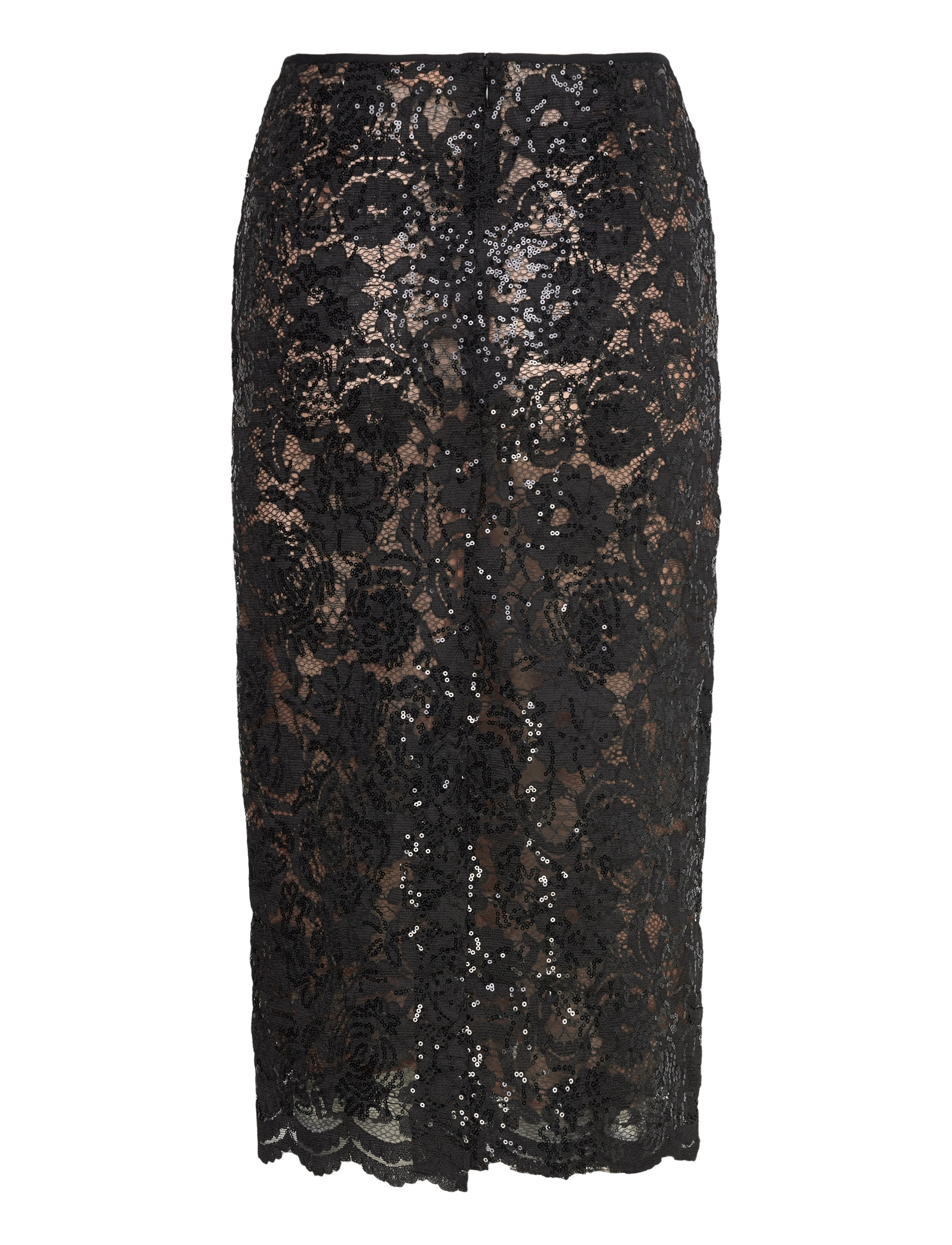 Stella Nova - Delicate lace pencil skirt - black - 2