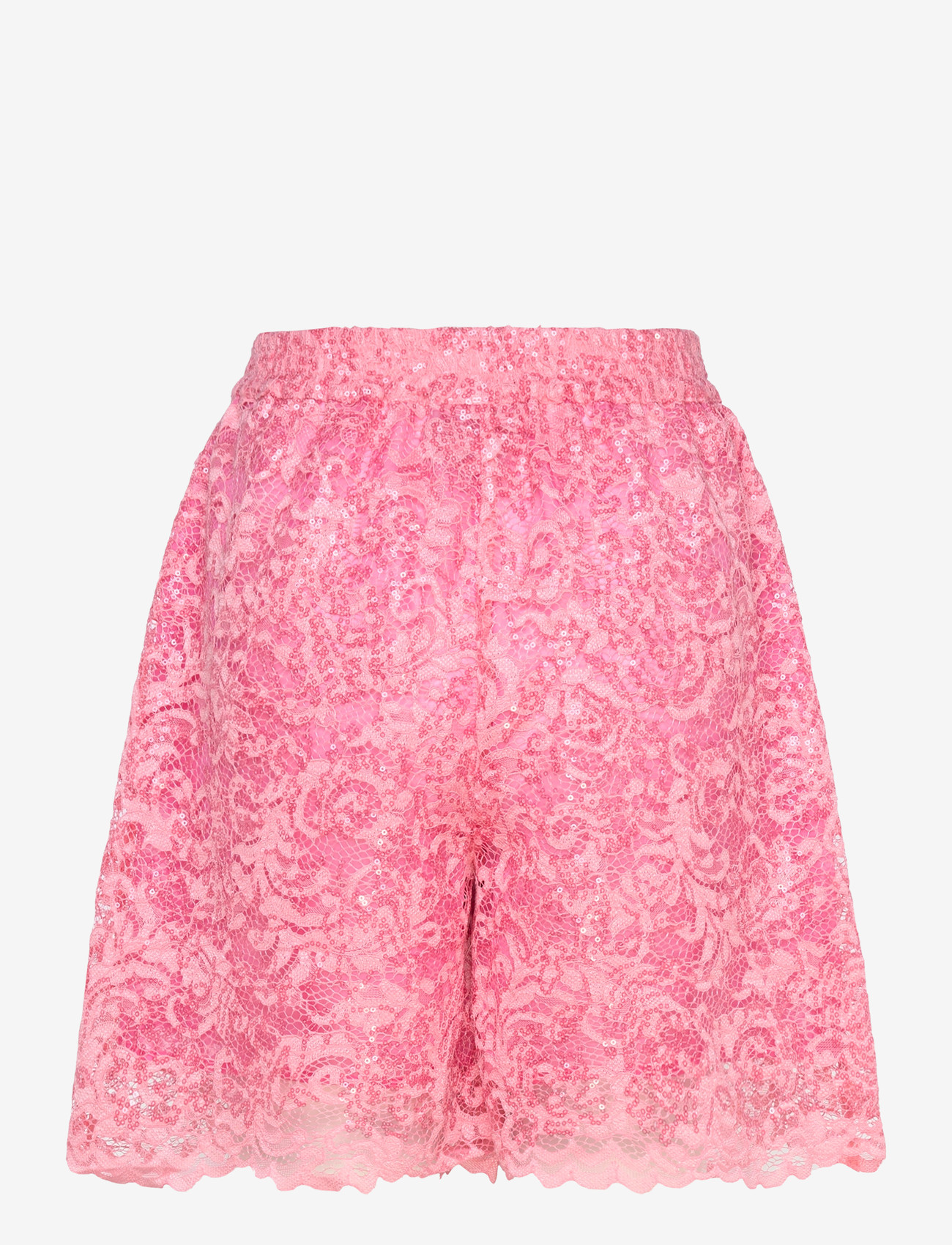 Stella Nova - Sequined Lace Shorts - casual shorts - amazing pink - 1