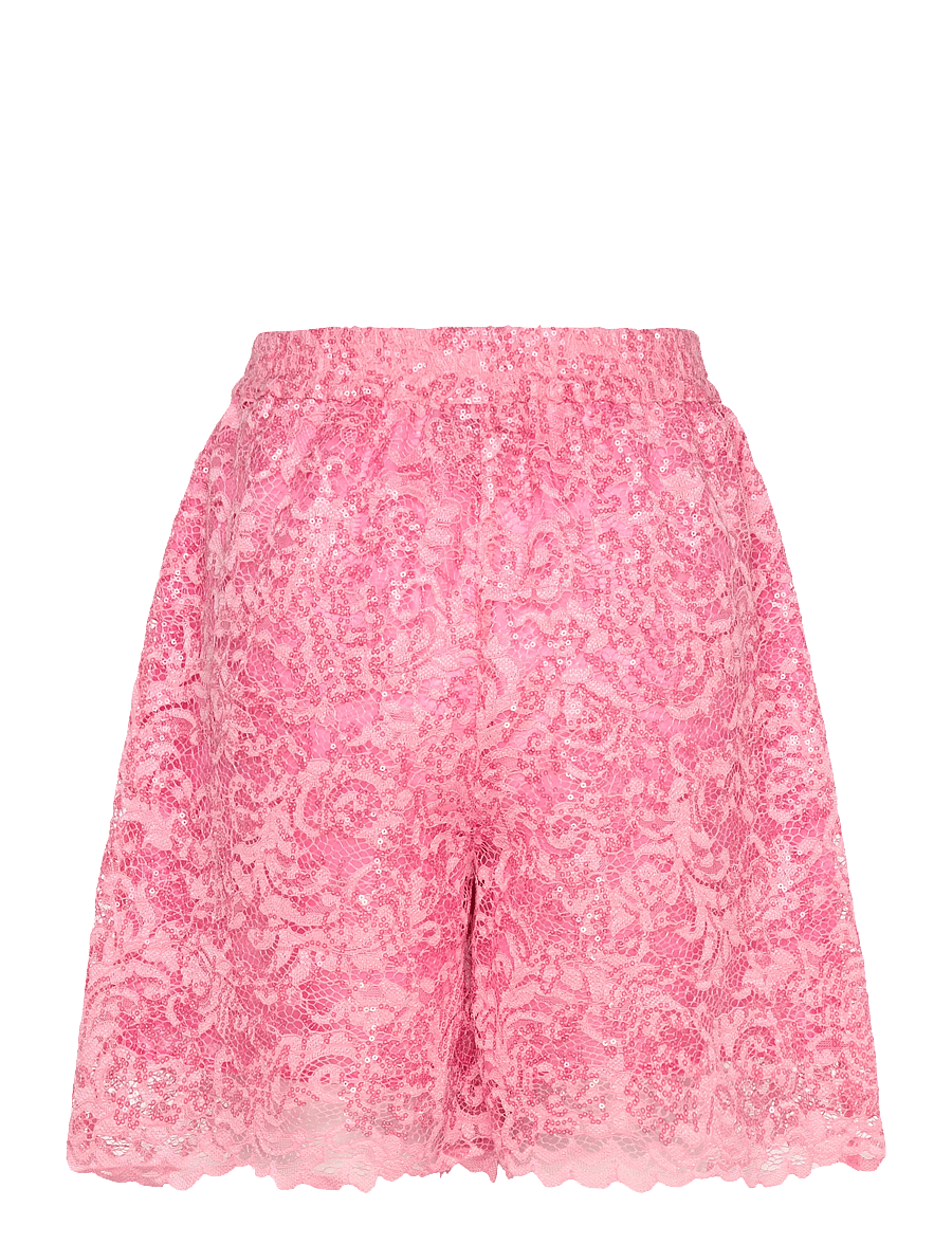 Stella Nova - Sequined Lace Shorts - freizeitshorts - amazing pink - 1