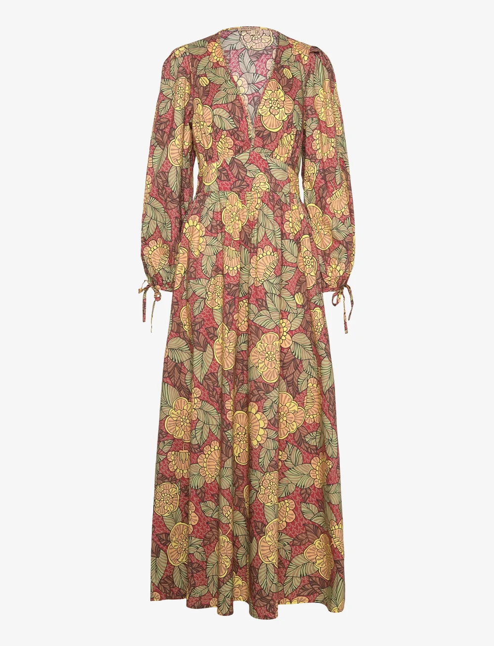 Stella Nova - Flowerprinted cotton maxi dress - maxi dresses - wild flowers - 1