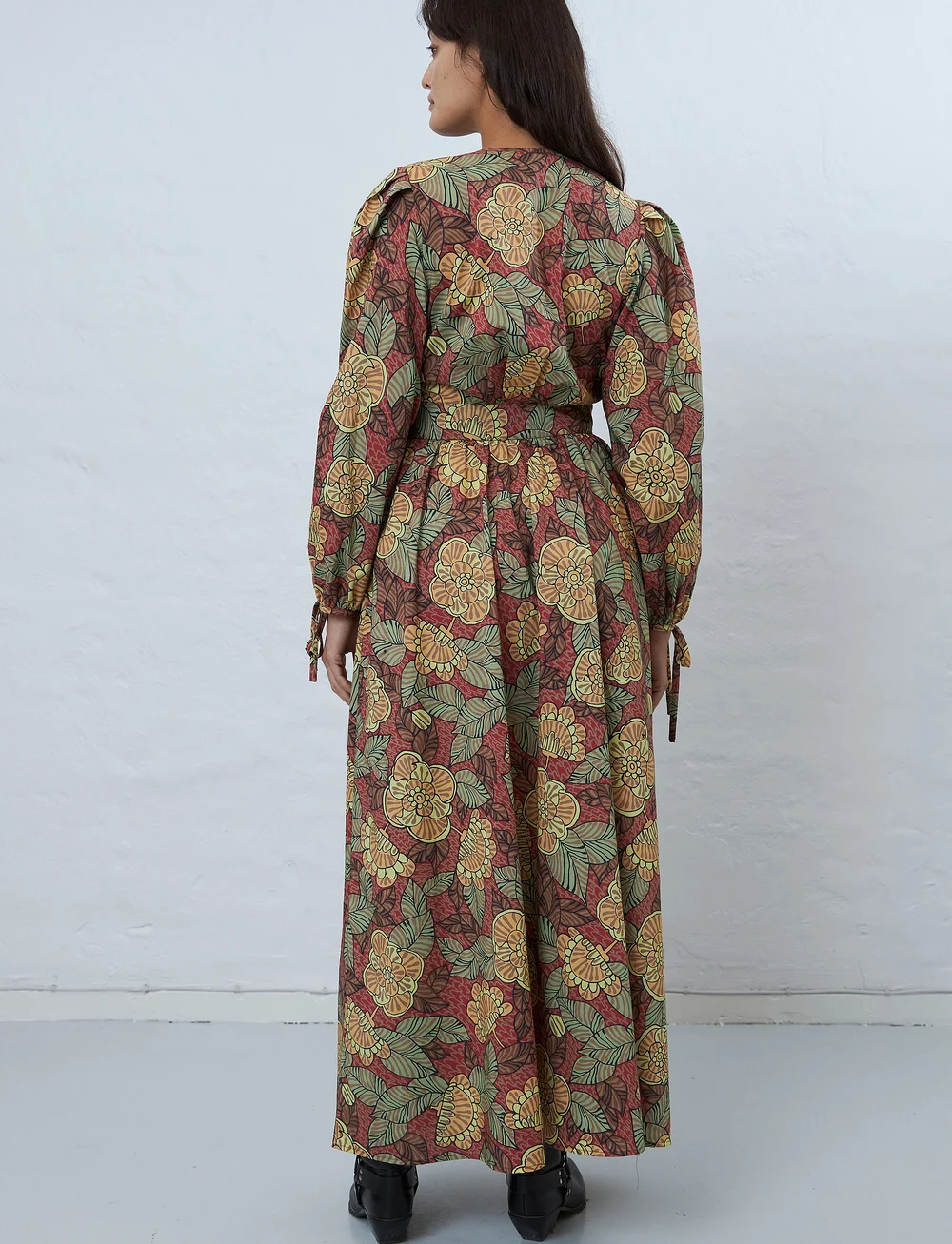 Stella Nova - Flowerprinted cotton maxi dress - maxi dresses - wild flowers - 5