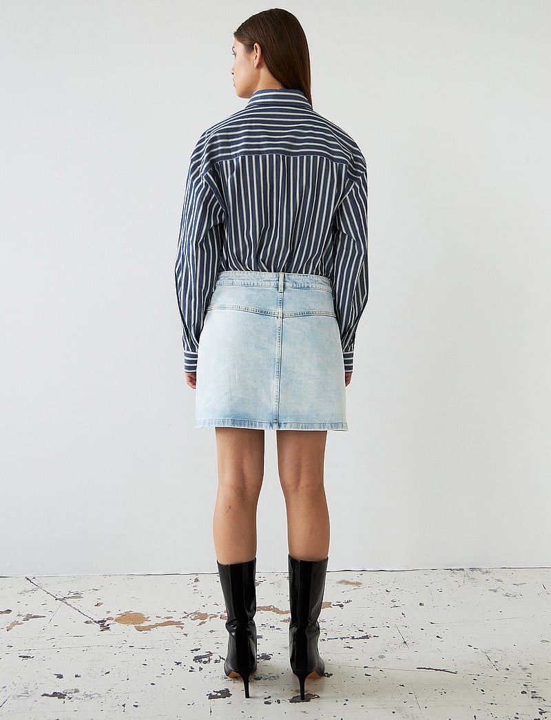 Stella Nova Washed Mini Denim Skirt (SNLD41-5657) Short skirts
