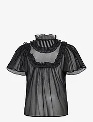 Stella Nova - Florra - short-sleeved blouses - black - 1