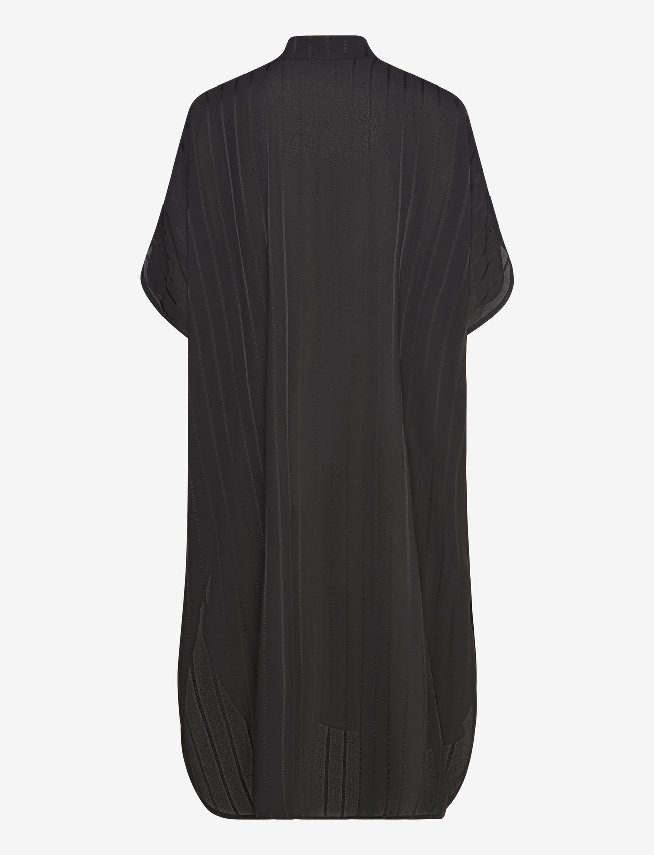 Stella Nova - Midi dress with neck tie band - summer dresses - black - 1