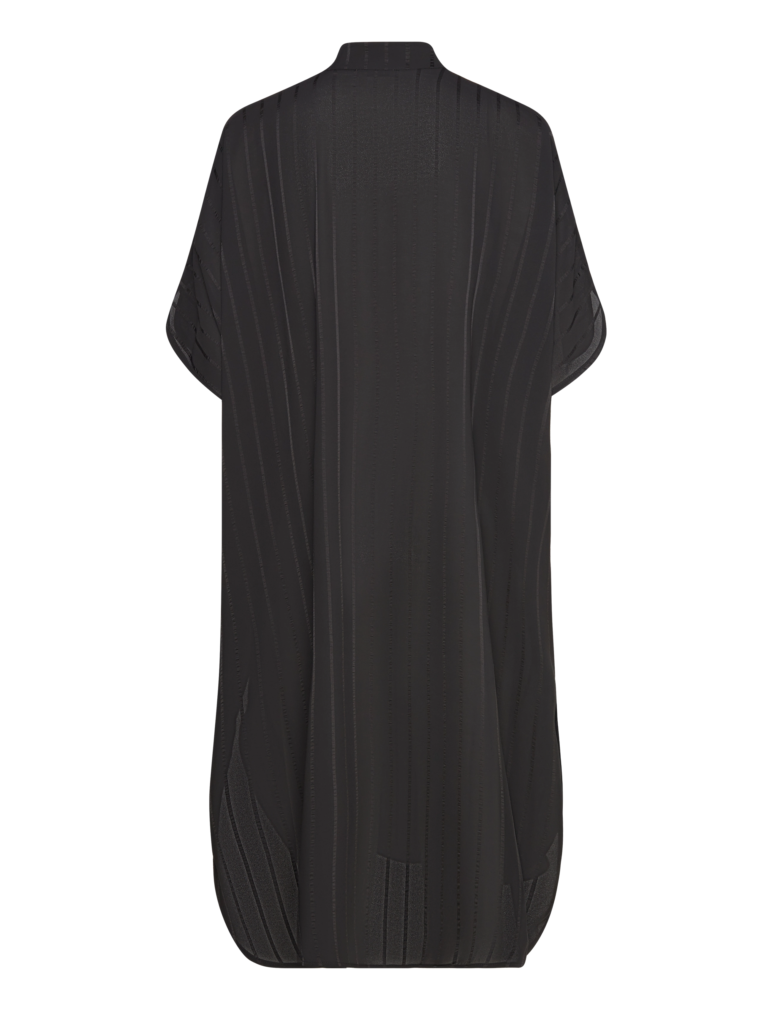 Stella Nova - Midi dress with neck tie band - midiklänningar - black - 2