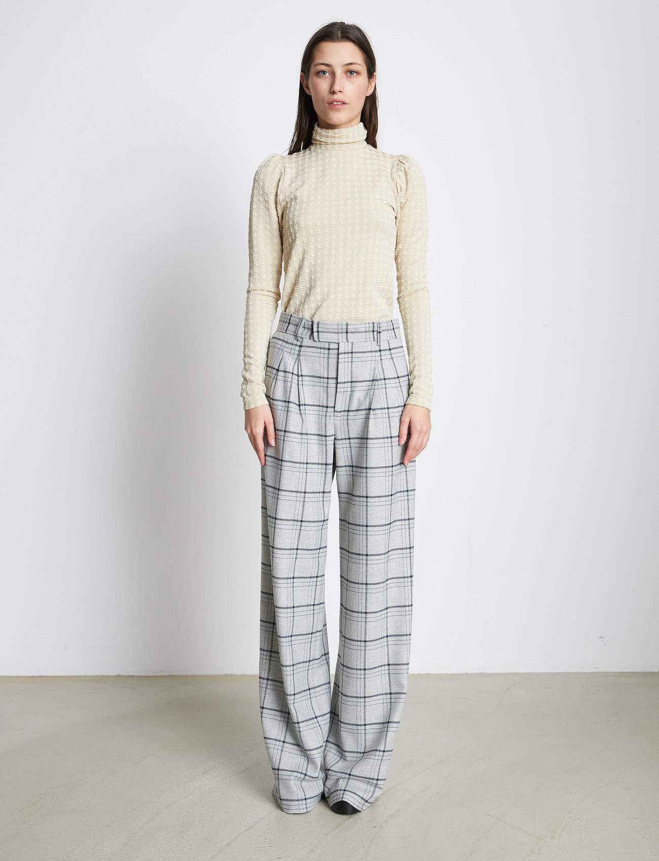 Stella Nova - Kaddy - tailored trousers - grey checks - 1