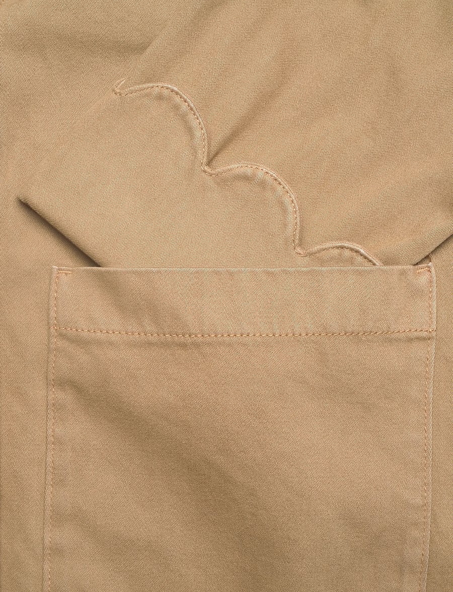 Stella Nova - Shirt with Scallop Edge - kevadjoped - dark sand - 3