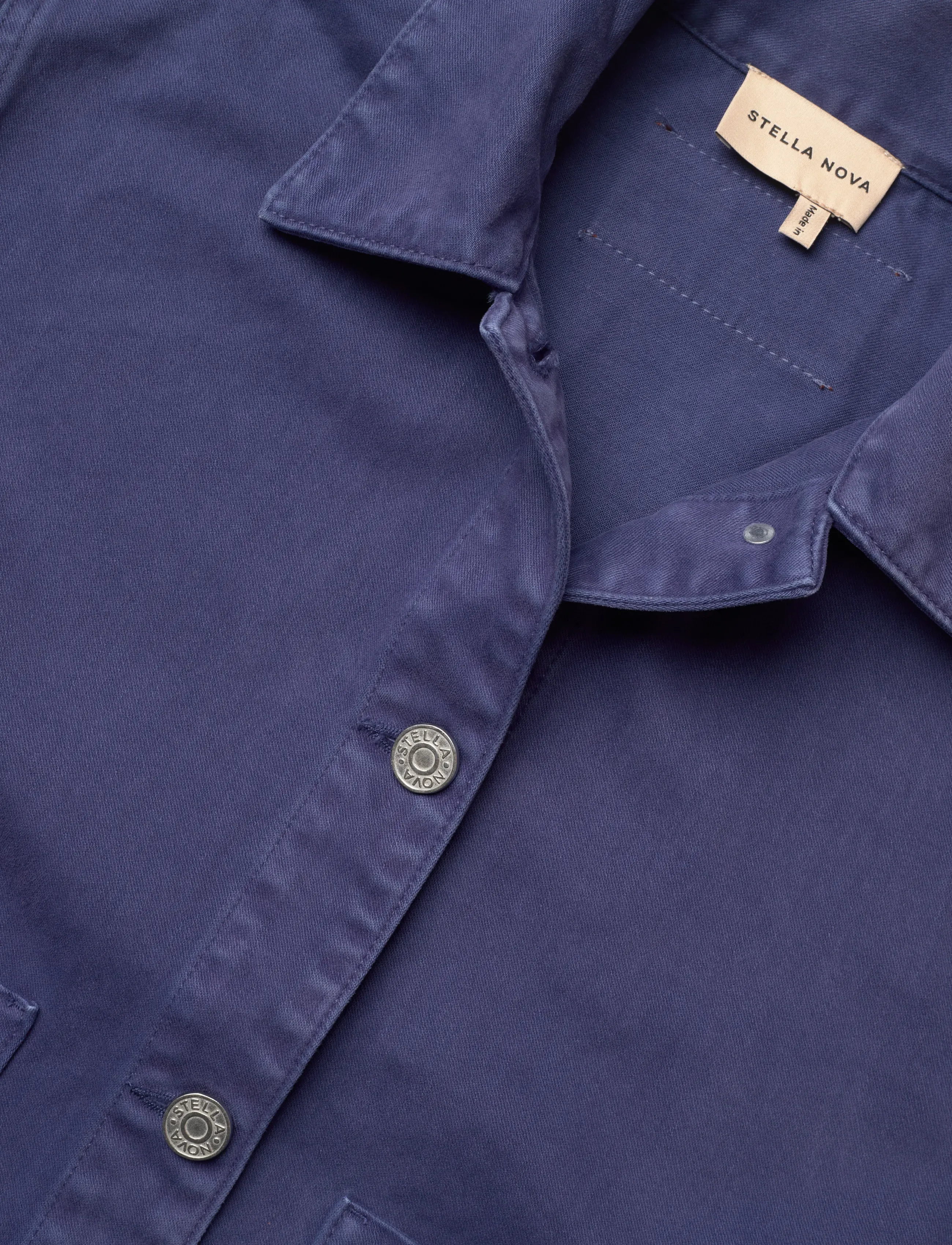 Stella Nova - Shirt with Scallop Edge - dust blue - 2