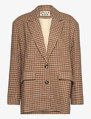 Stella Nova - Louanna - party wear at outlet prices - camel checks - 0
