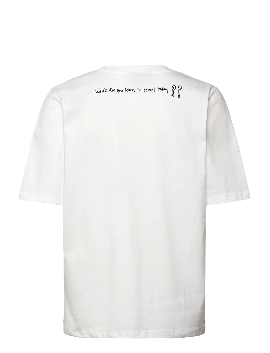 Stella Nova - STELLA NOVA Printed T-Shirt - t-paidat - white - 1