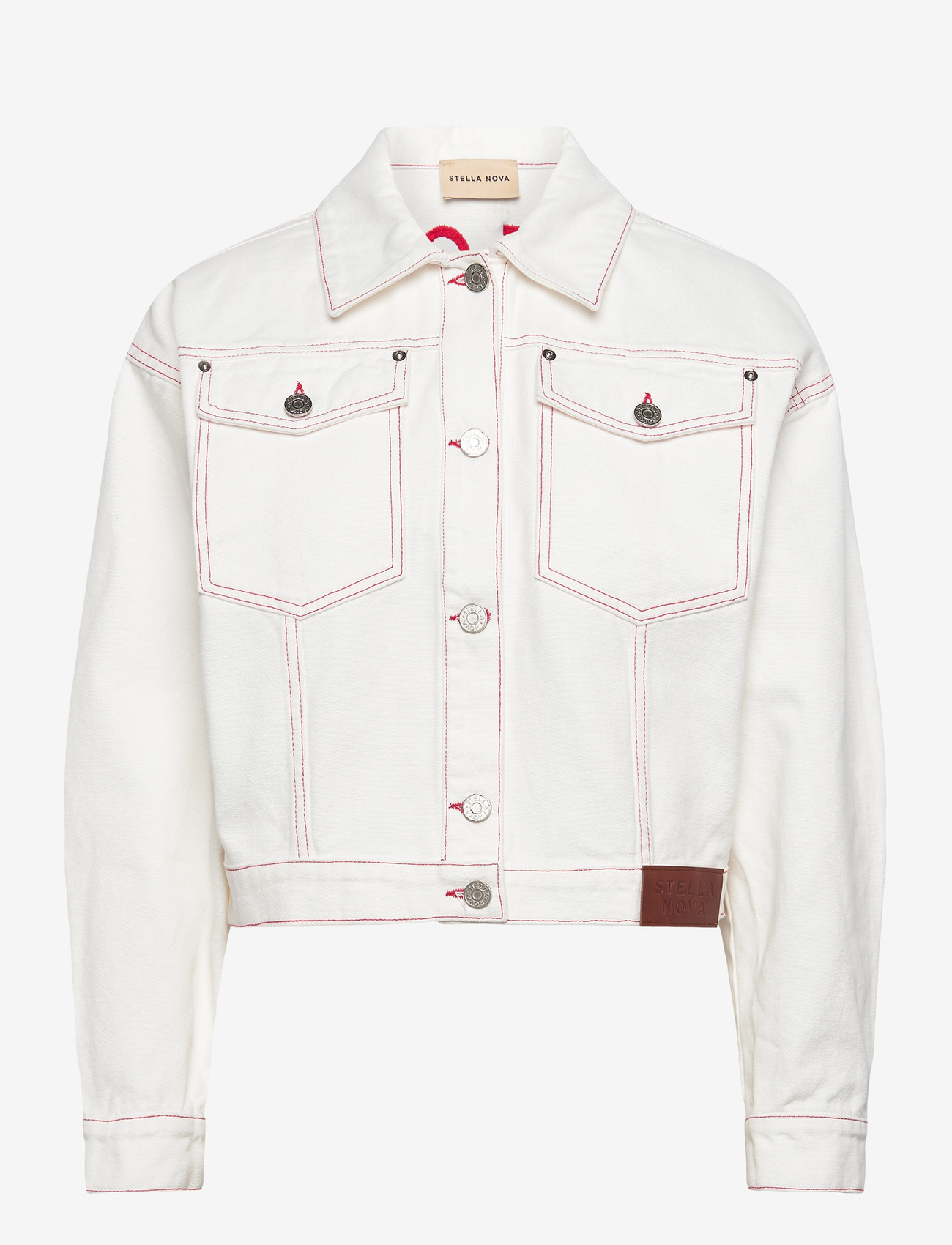 Stella Nova - Out of Office loose Jacket - spring jackets - white - 0