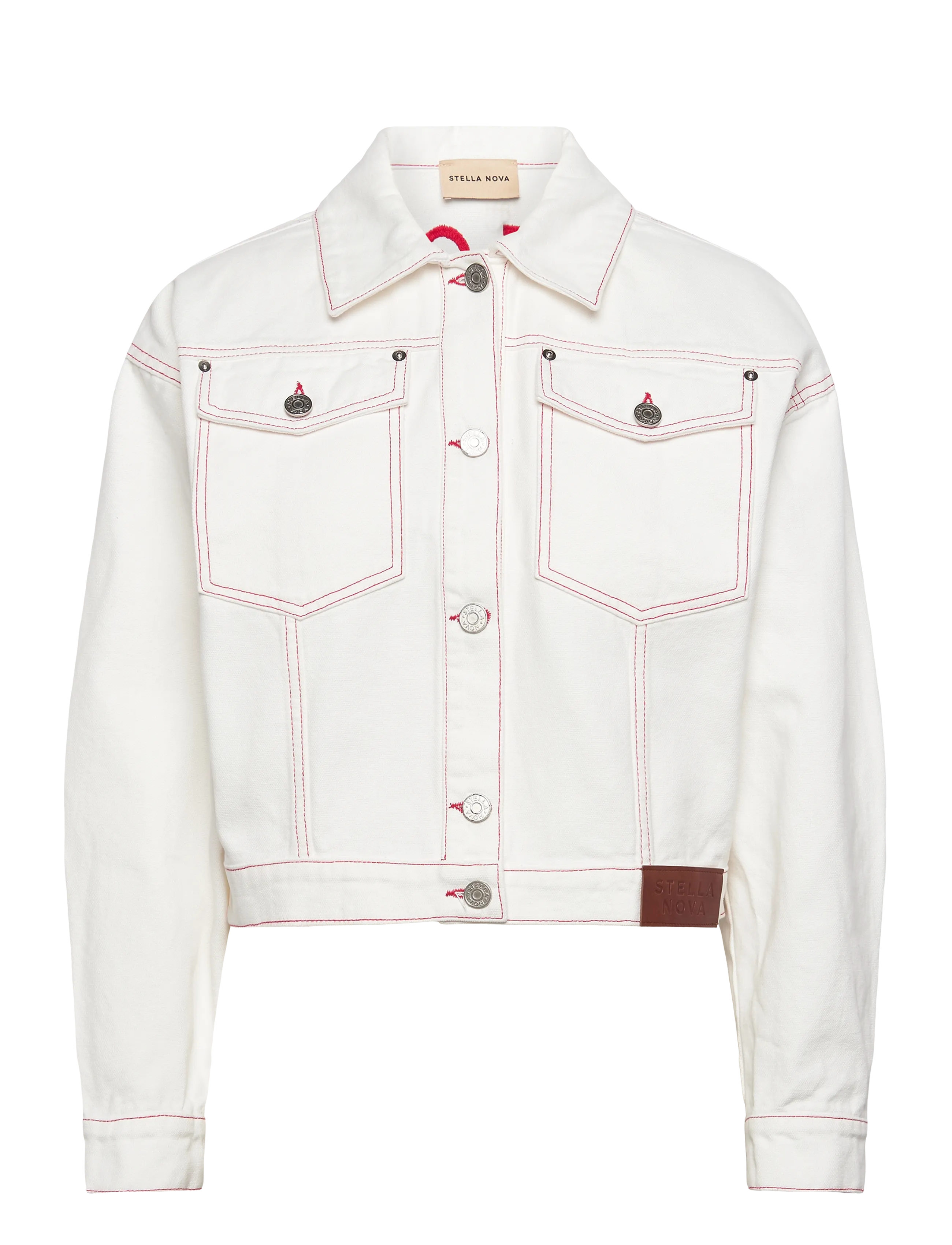 Stella Nova Out of Office loose Jacket - Frühlingsjacken - WHITE / white