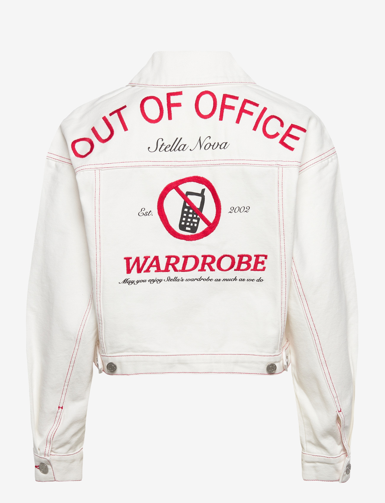 Stella Nova - Out of Office loose Jacket - spring jackets - white - 1