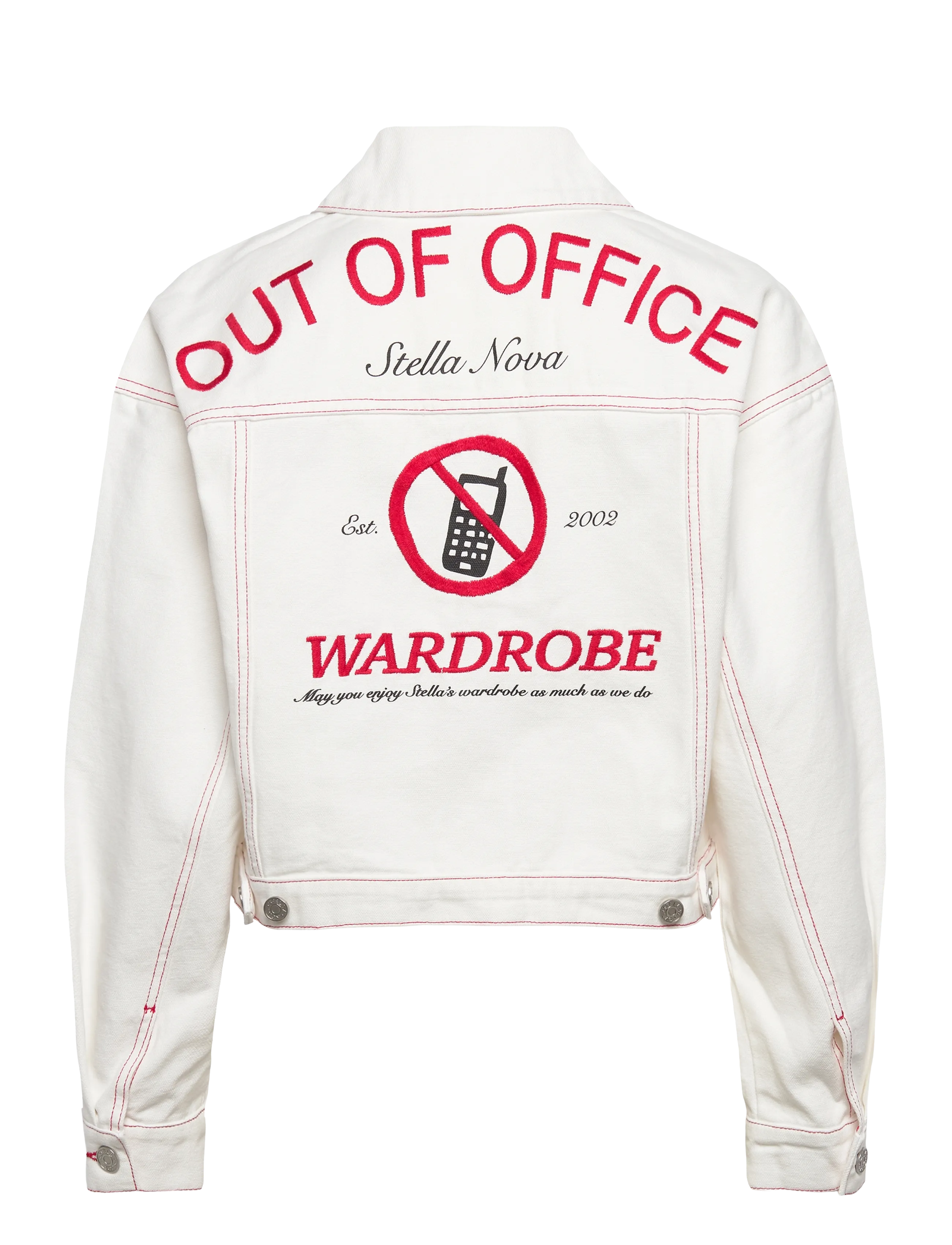 Stella Nova - Out of Office loose Jacket - spring jackets - white - 1