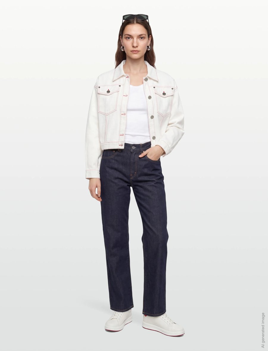 Stella Nova - Out of Office loose Jacket - kevadjoped - white - 0