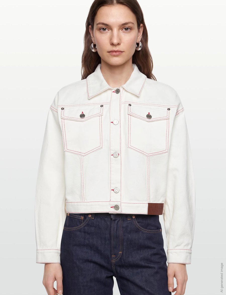 Stella Nova - Out of Office loose Jacket - kevadjoped - white - 3