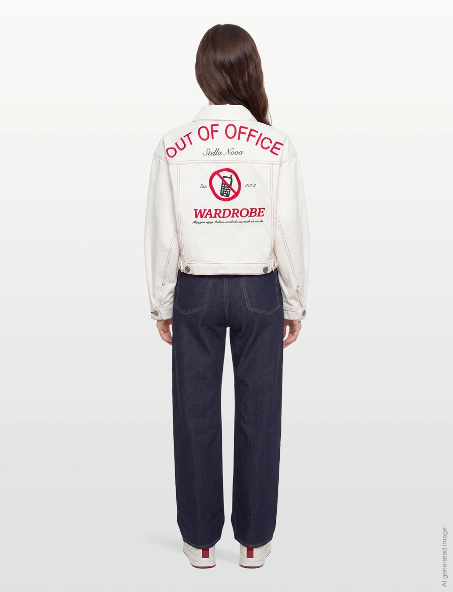 Stella Nova - Out of Office loose Jacket - kevadjoped - white - 4