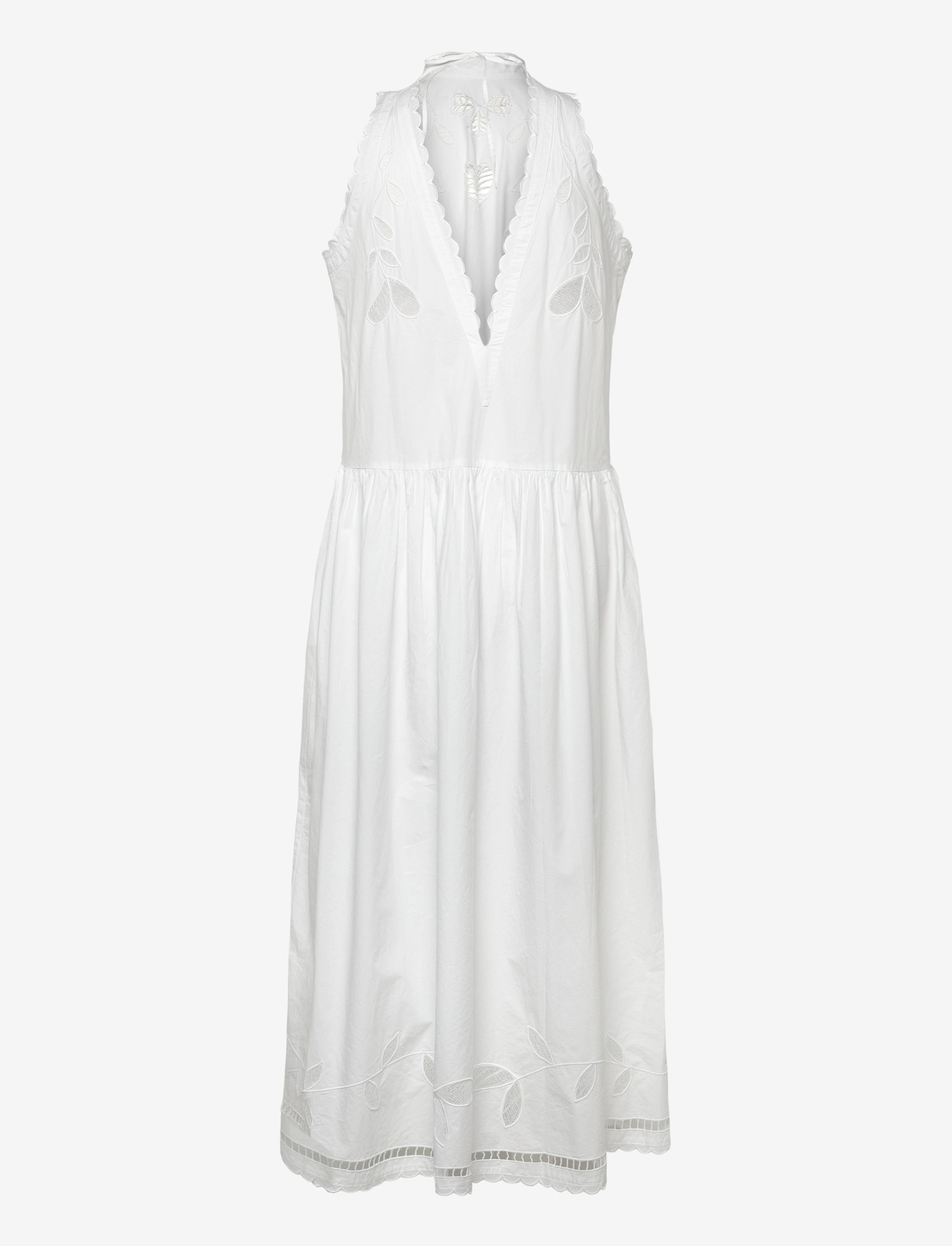 Stella Nova - Embroidery Anglaise Sleeveless Maxi - abendkleider - off white - 1