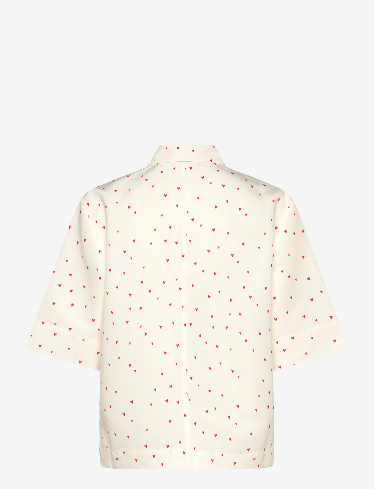 Stella Nova - Heart Printed Shirt - koszule z krótkim rękawem - hearts - 1