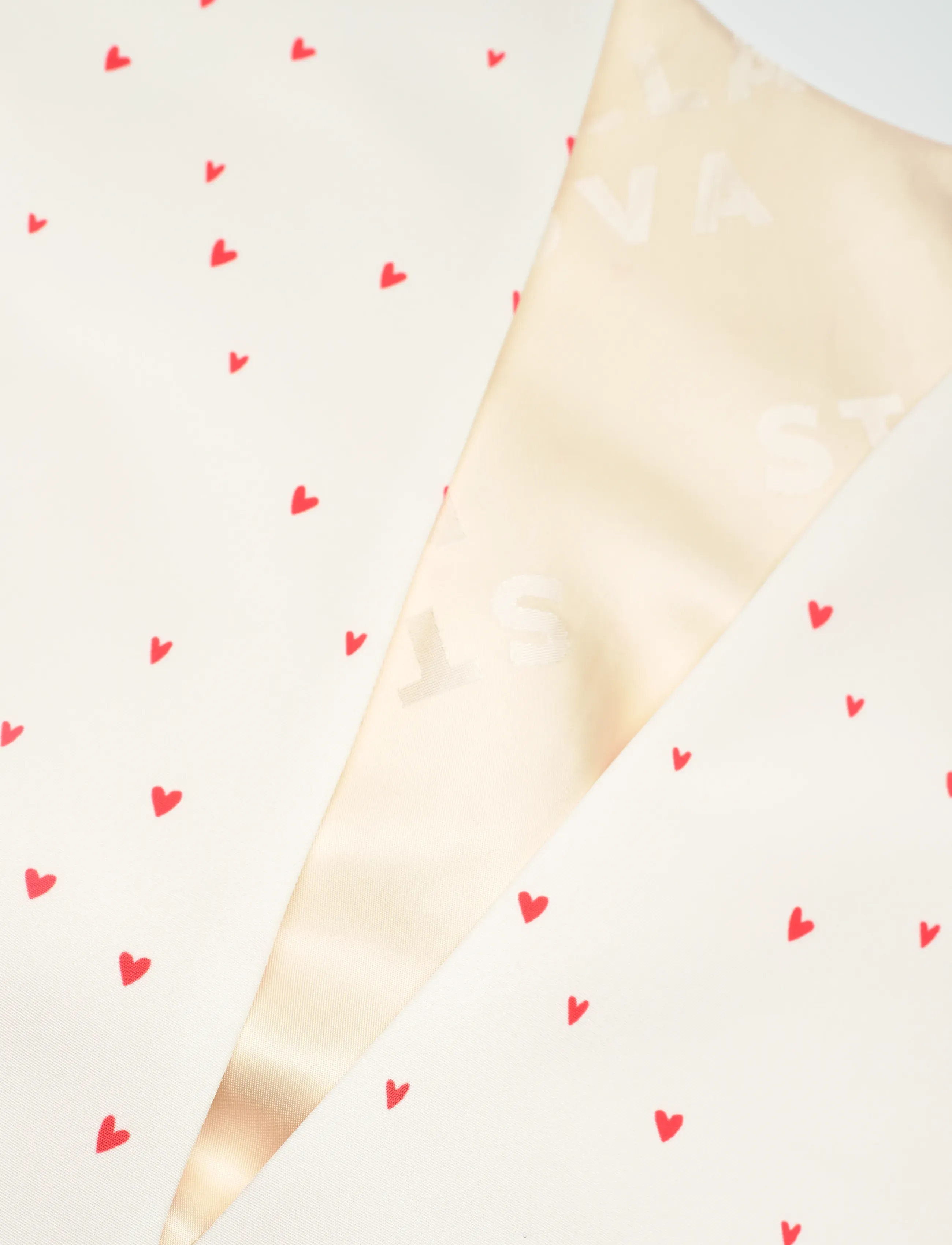 Stella Nova - Heart Printed Bow Top - topid ja varrukateta alussärgid - hearts - 4