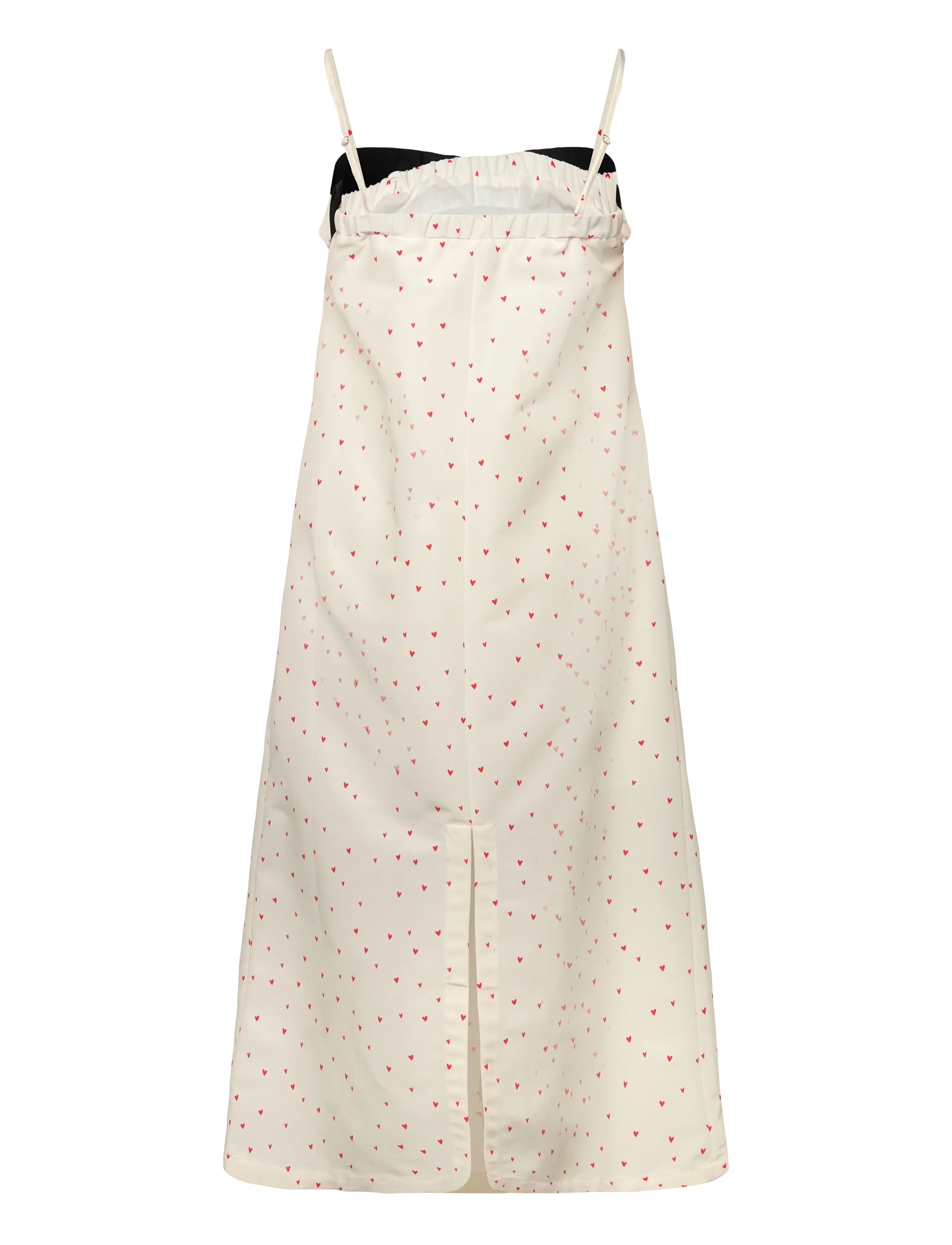 Stella Nova - Heart Printed Bow Dress - aftenkjoler - hearts - 1