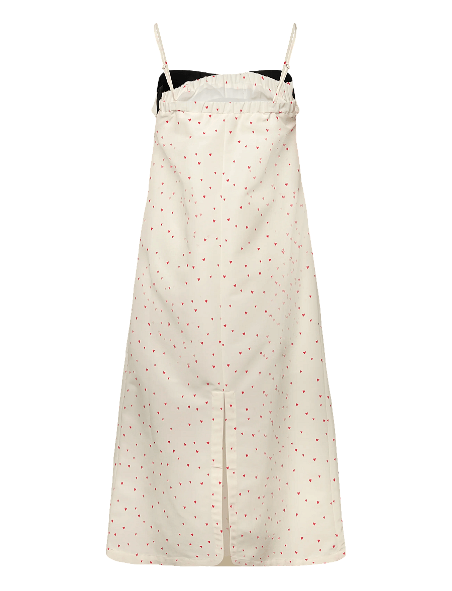 Stella Nova - Heart Printed Bow Dress - suvekleidid - hearts - 1