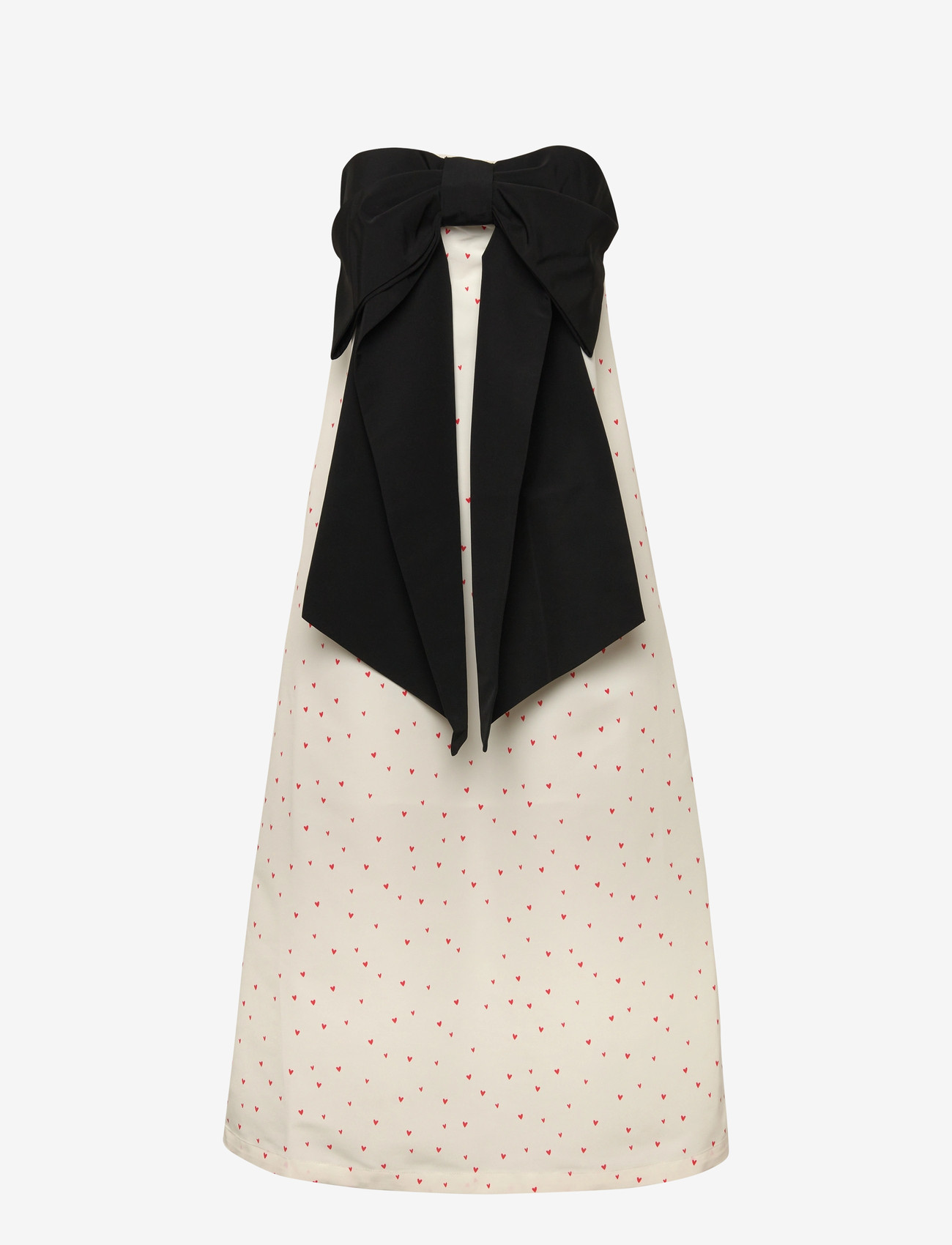 Stella Nova - Heart Printed Bow Dress - sommerkleider - hearts - 2