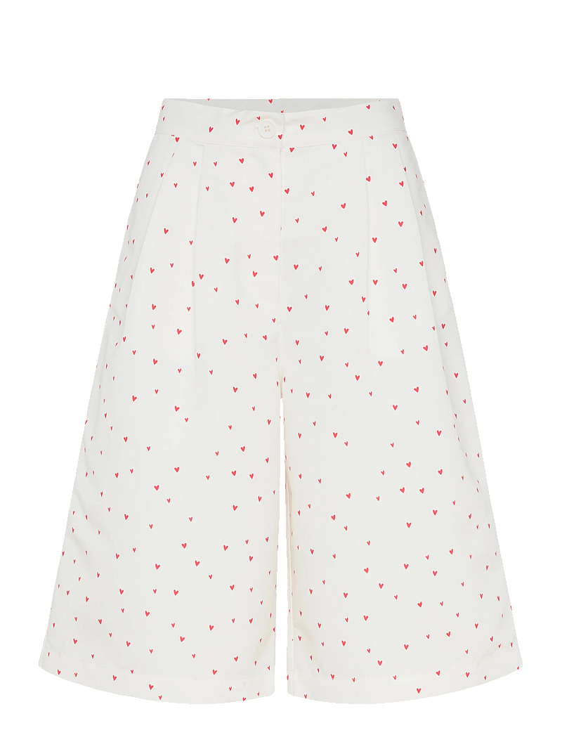 Stella Nova - Heart Printed Shorts - bermudy - hearts - 0