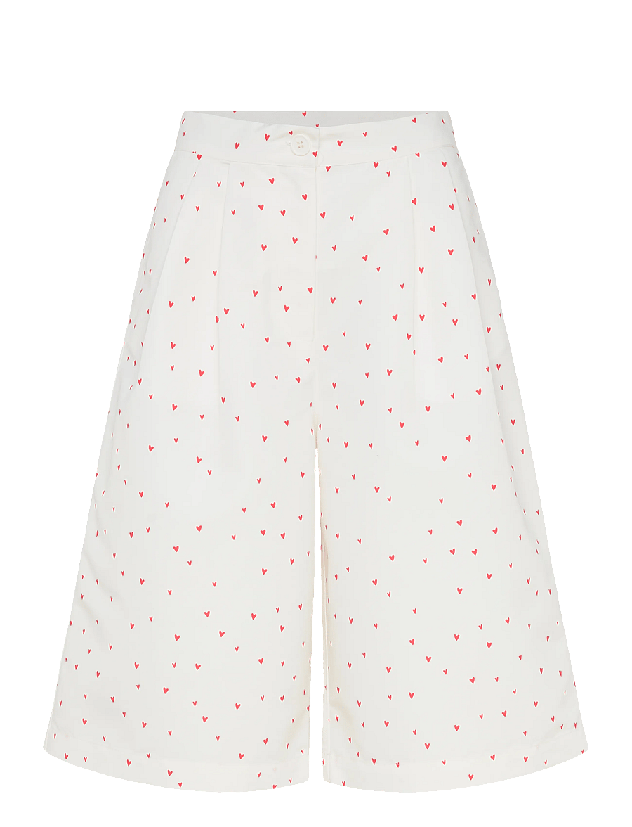 Stella Nova - Heart Printed Shorts - bermuda püksid - hearts - 0