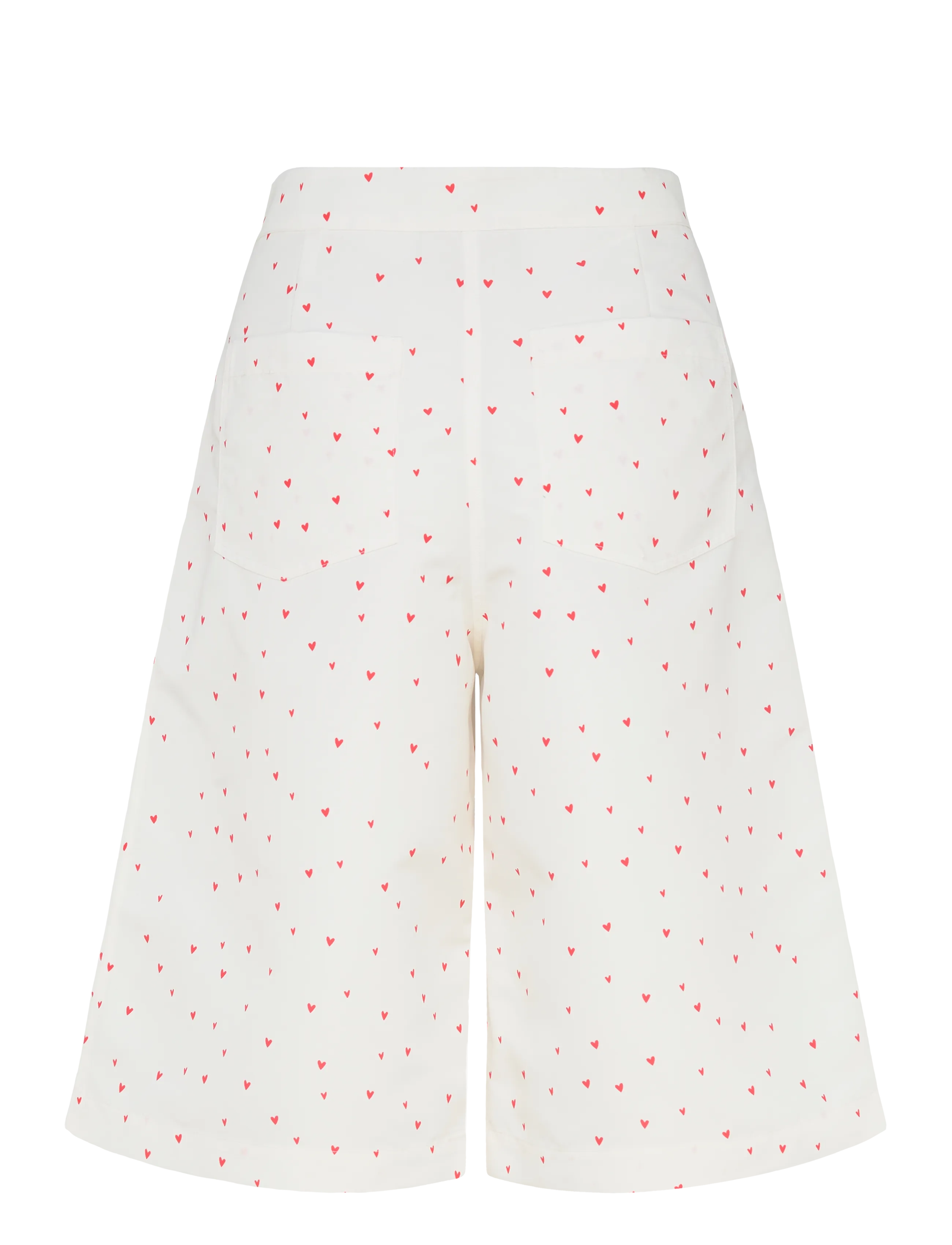 Stella Nova - Heart Printed Shorts - bermudashorts - hearts - 1