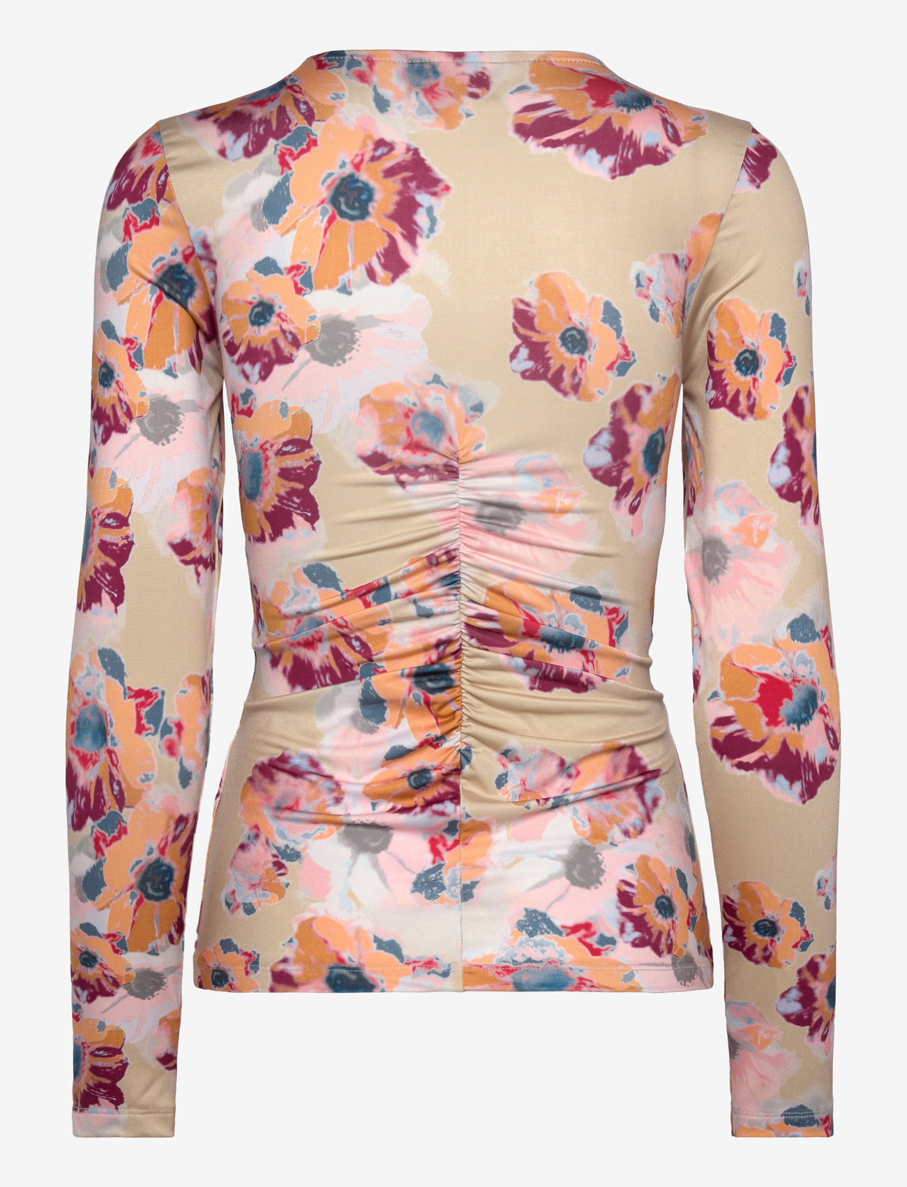 Stella Nova - Printed jersey top - langærmede toppe - happy bright flowers - 2