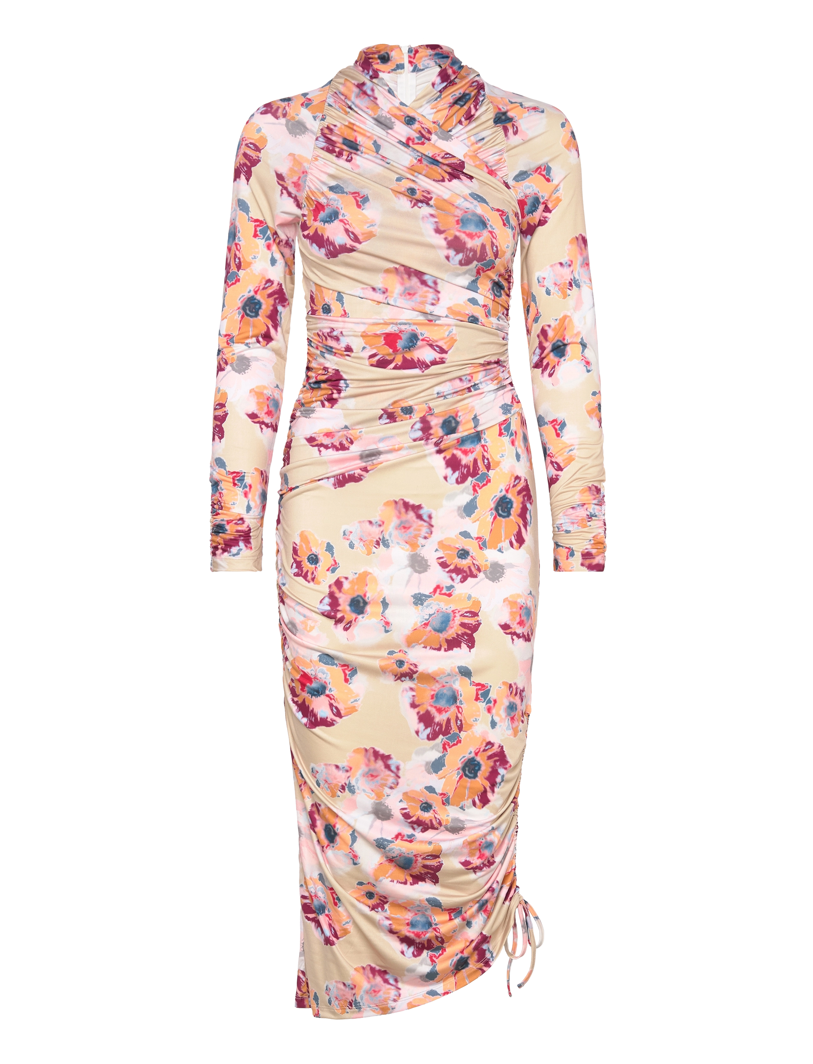 STELLA NOVA Printed Jersey Kleid Pink - XS - Damen