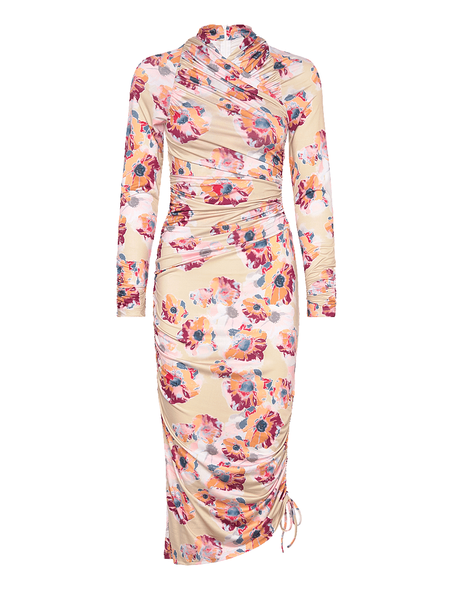 Stella Nova - Printed jersey dress - happy bright flowers - 1